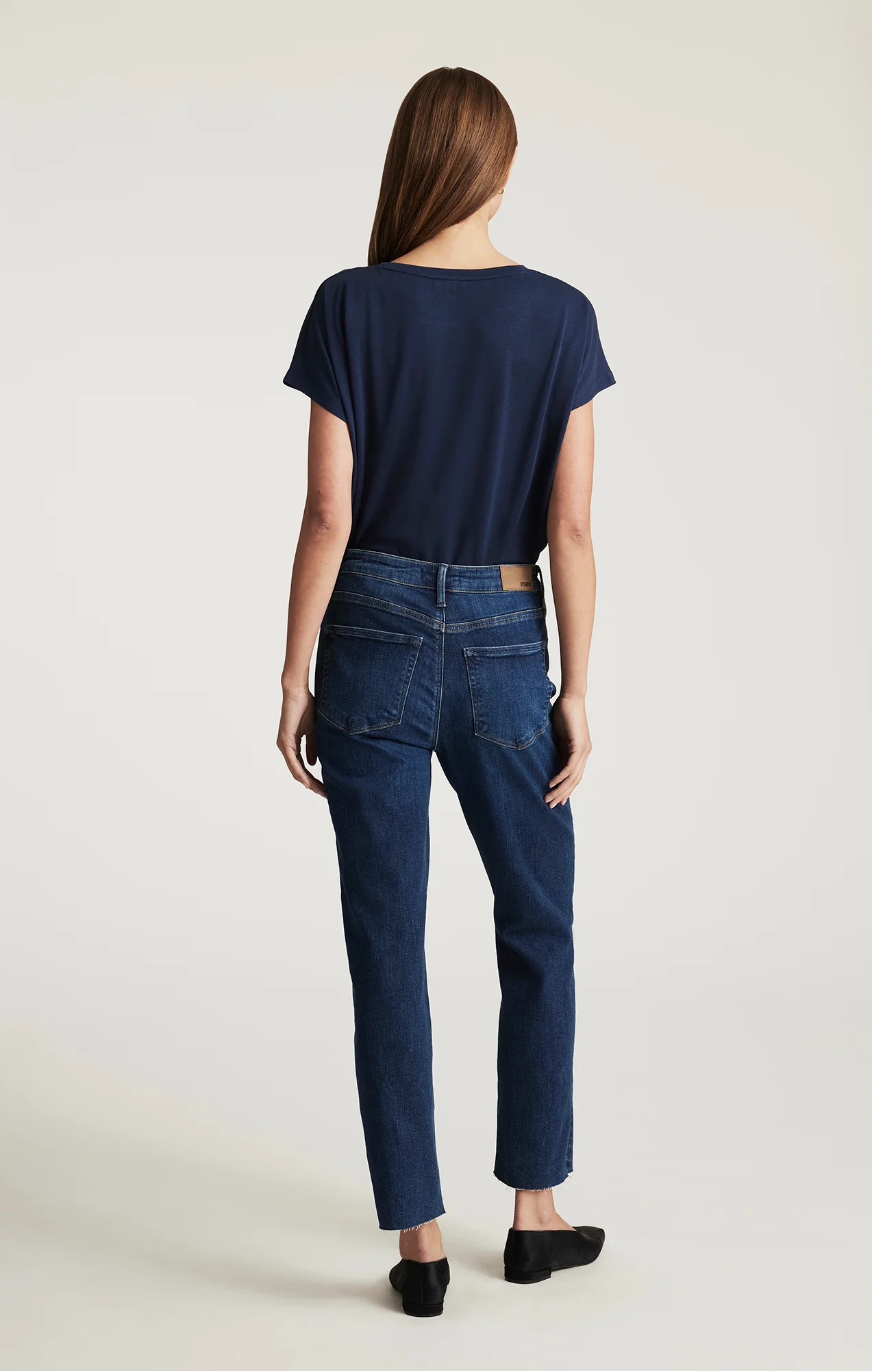 NEW YORK STRAIGHT LEG IN DARK BRUSHED FLEX BLUE - Image 4