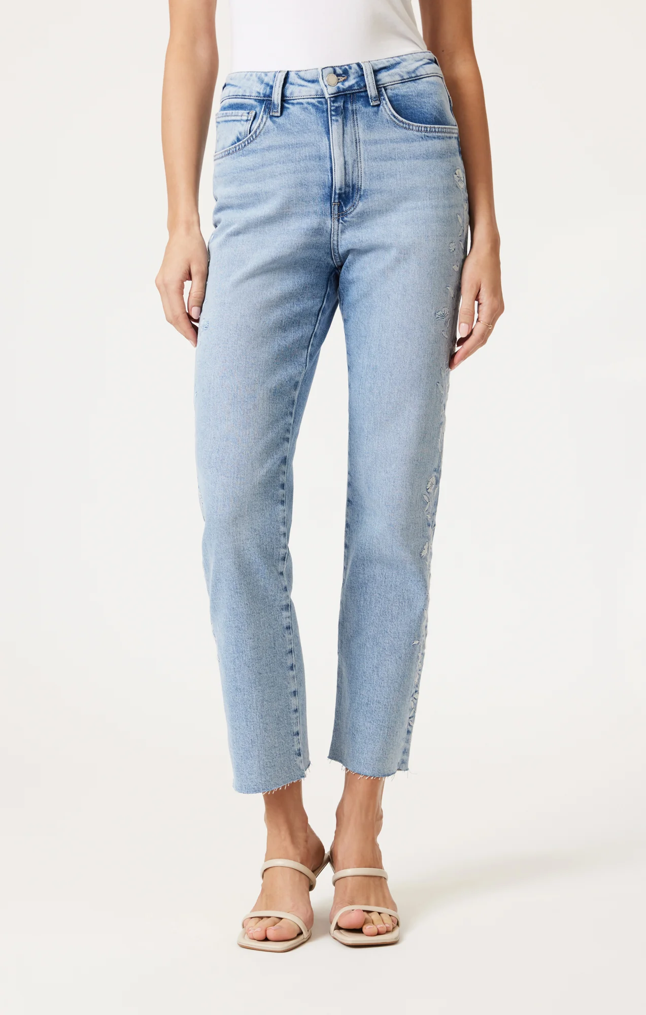 NEW YORK STRAIGHT LEG IN LIGHT BLUE BLOOM DENIM - Image 4