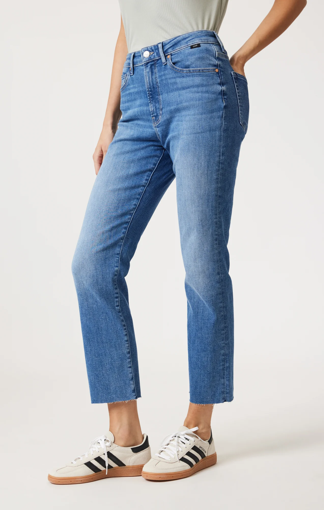 NEW YORK STRAIGHT LEG IN MID BLUE FLEX BLUE - Image 5