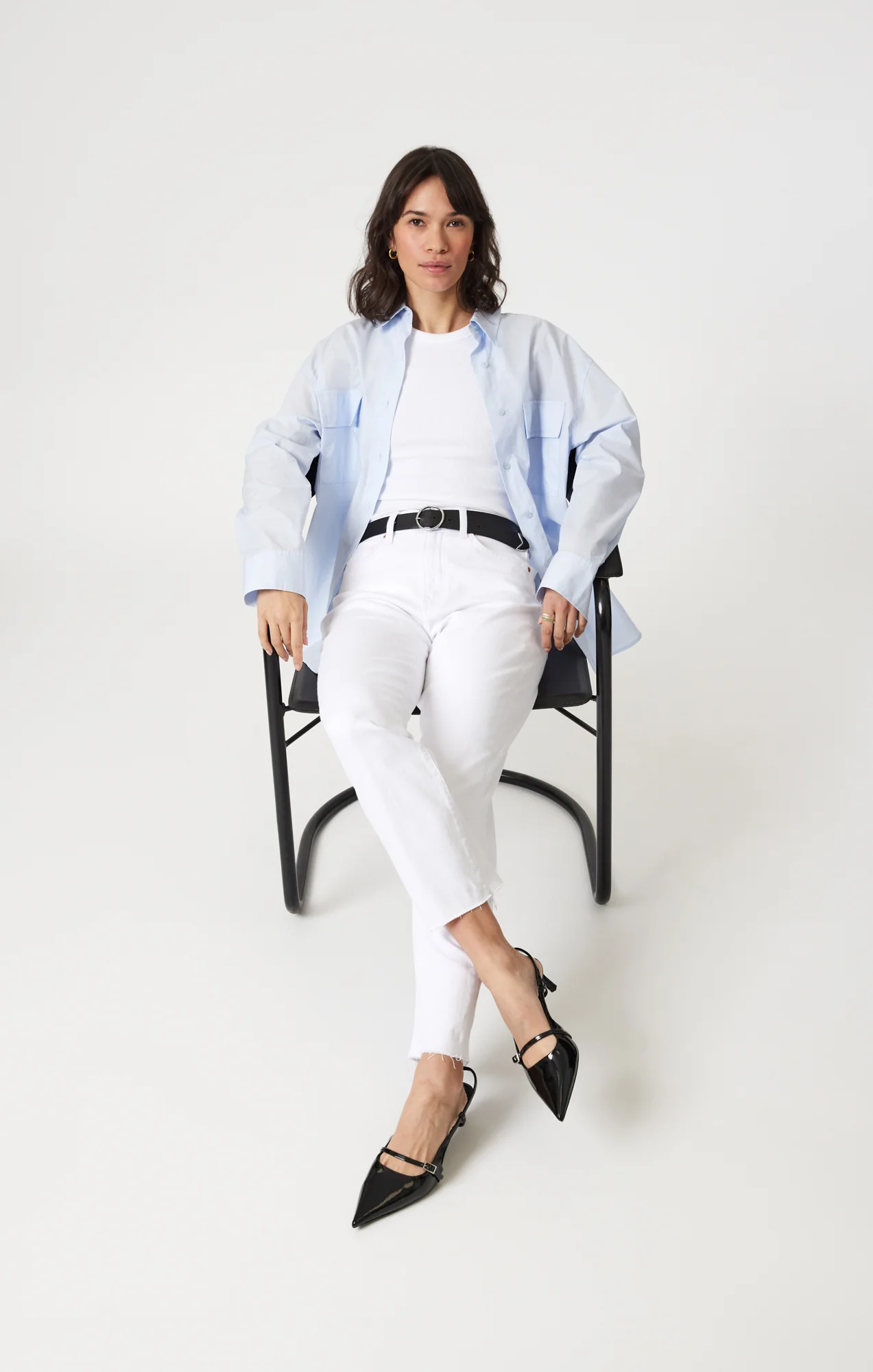 NEW YORK STRAIGHT LEG IN WHITE FLEX BLUE - Image 2