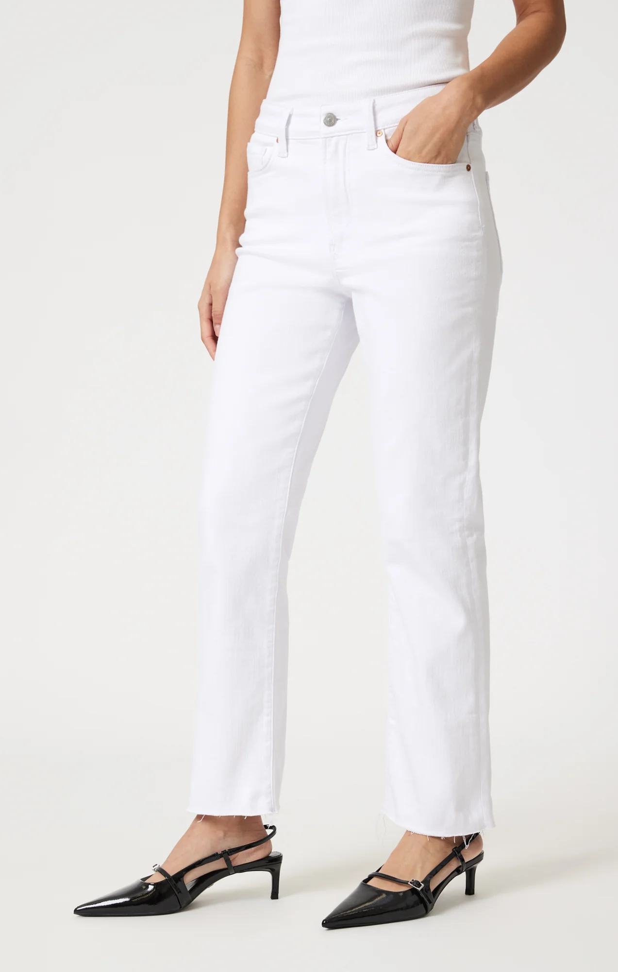 NEW YORK STRAIGHT LEG IN WHITE FLEX BLUE - Image 5