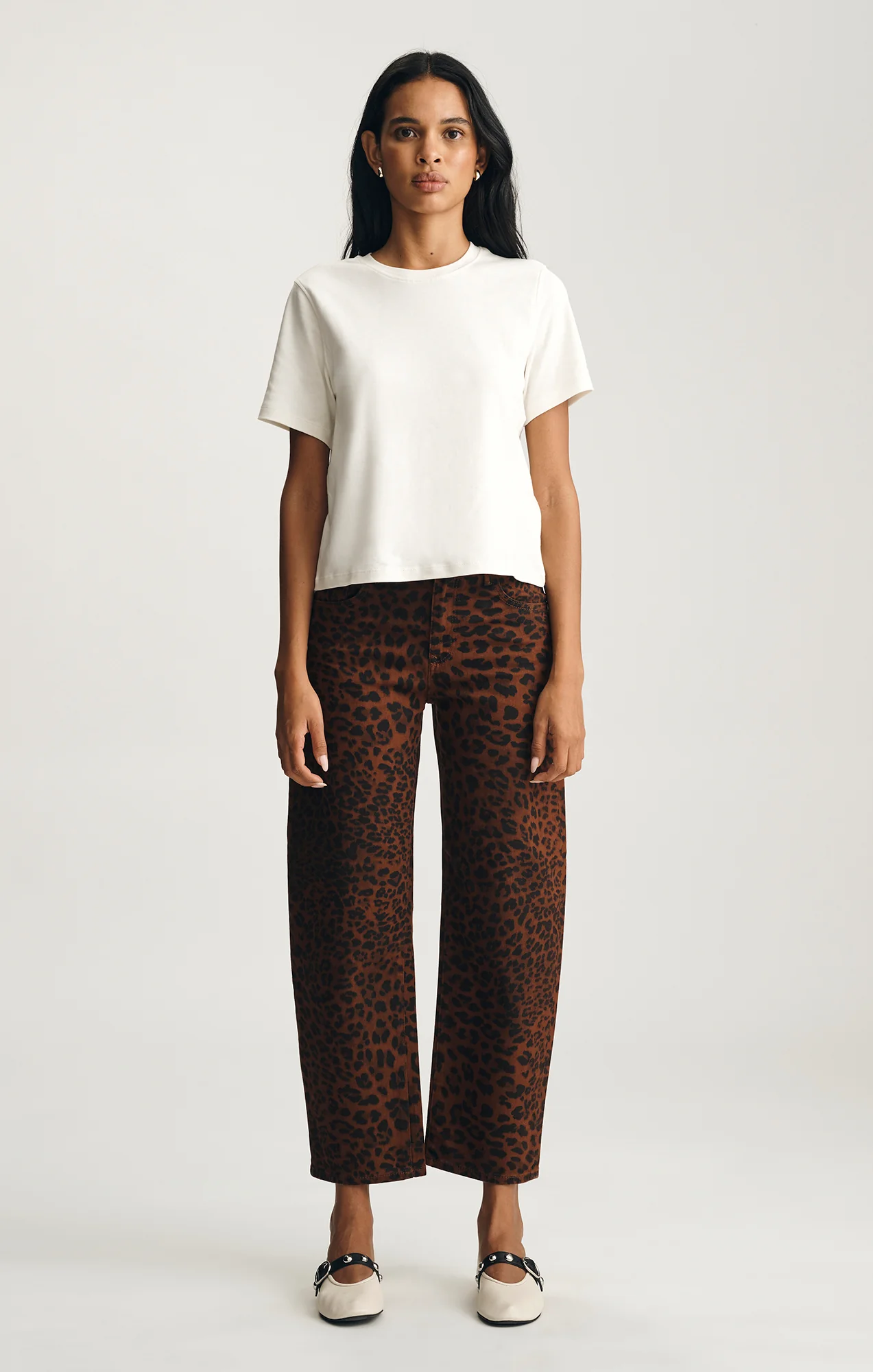 NICA BARREL IN BROWN CITA DENIM - Image 2