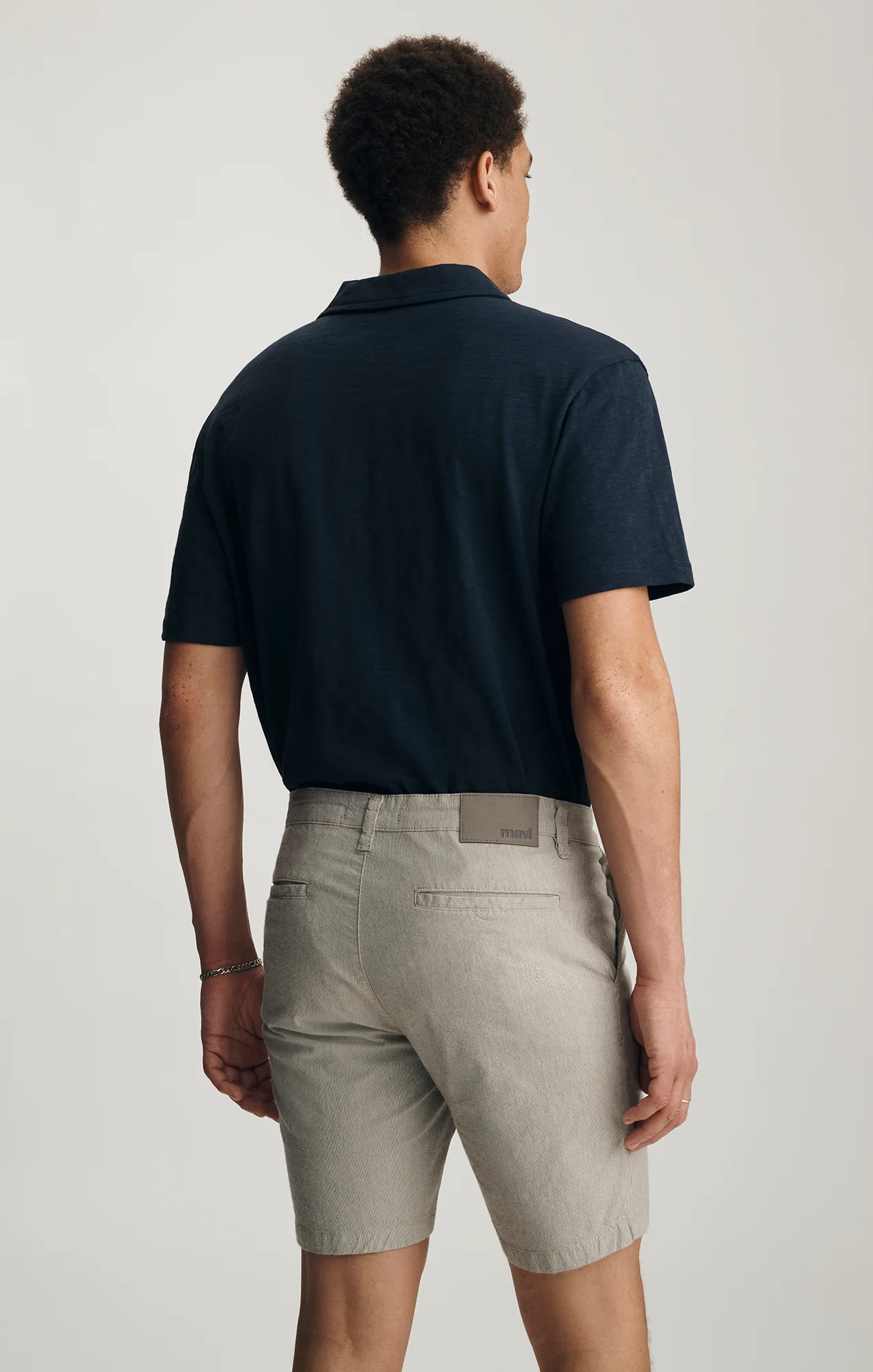 NOAH SHORTS IN BEIGE STRIPE - Image 4