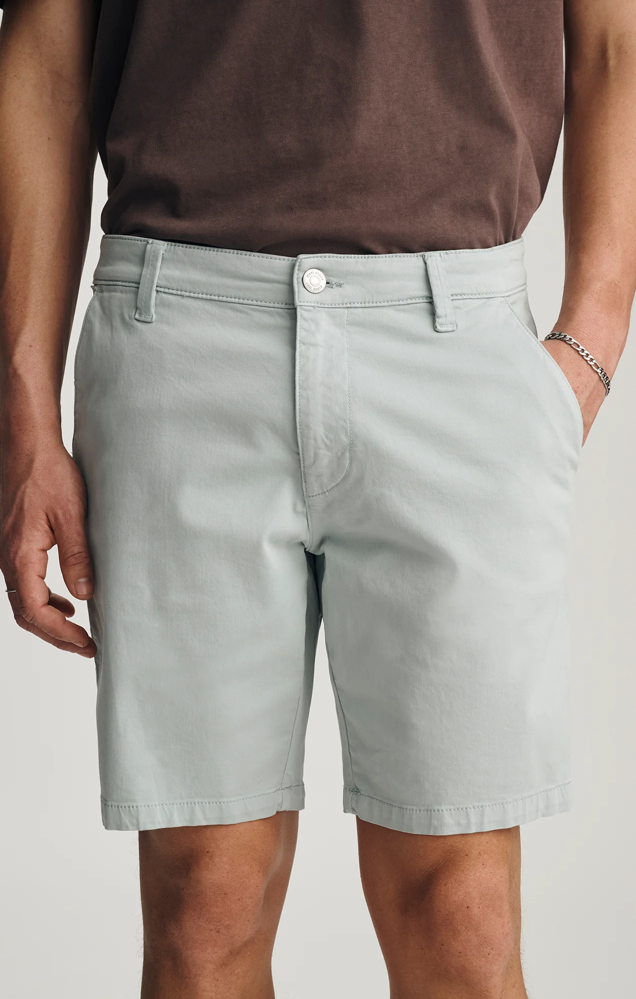 NOAH SHORTS IN SKY BLUE TWILL - Image 5