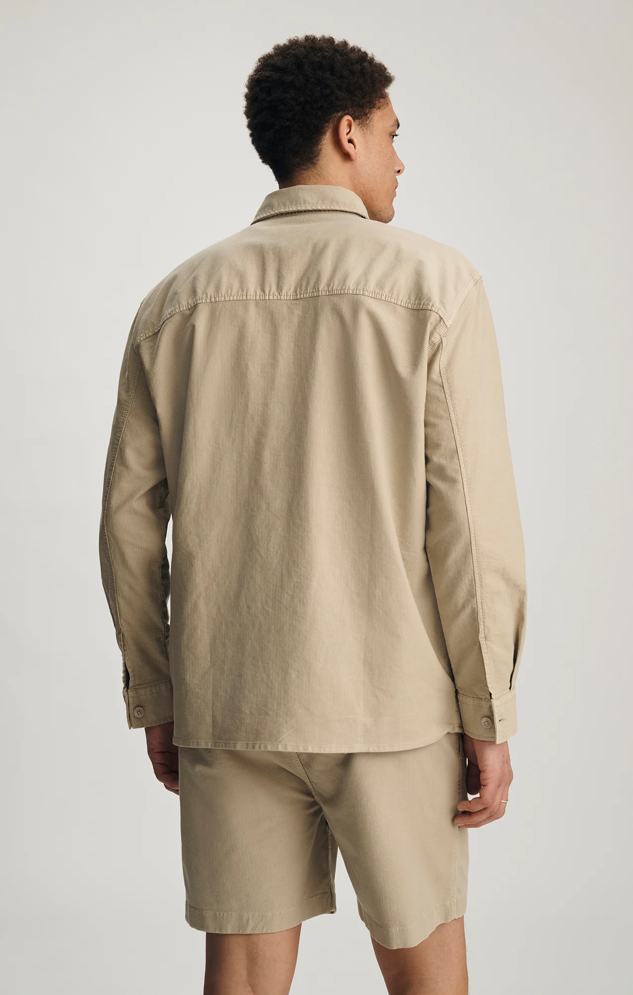 ONE POCKET OVERSHIRT IN FEATHER GRAY - Image 2
