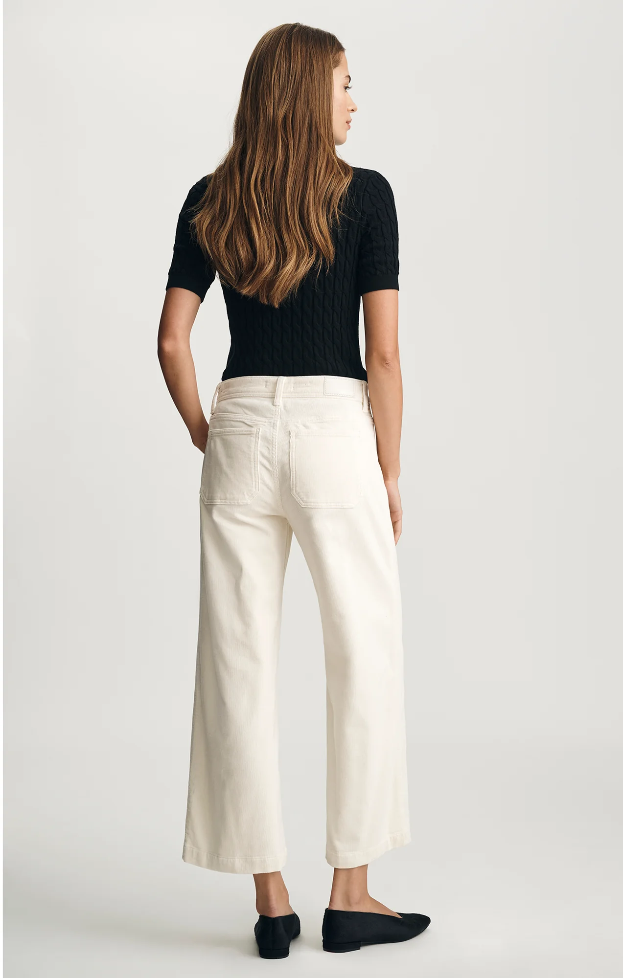 PALOMA MARINE WIDE LEG IN WHITE CORD - Image 4