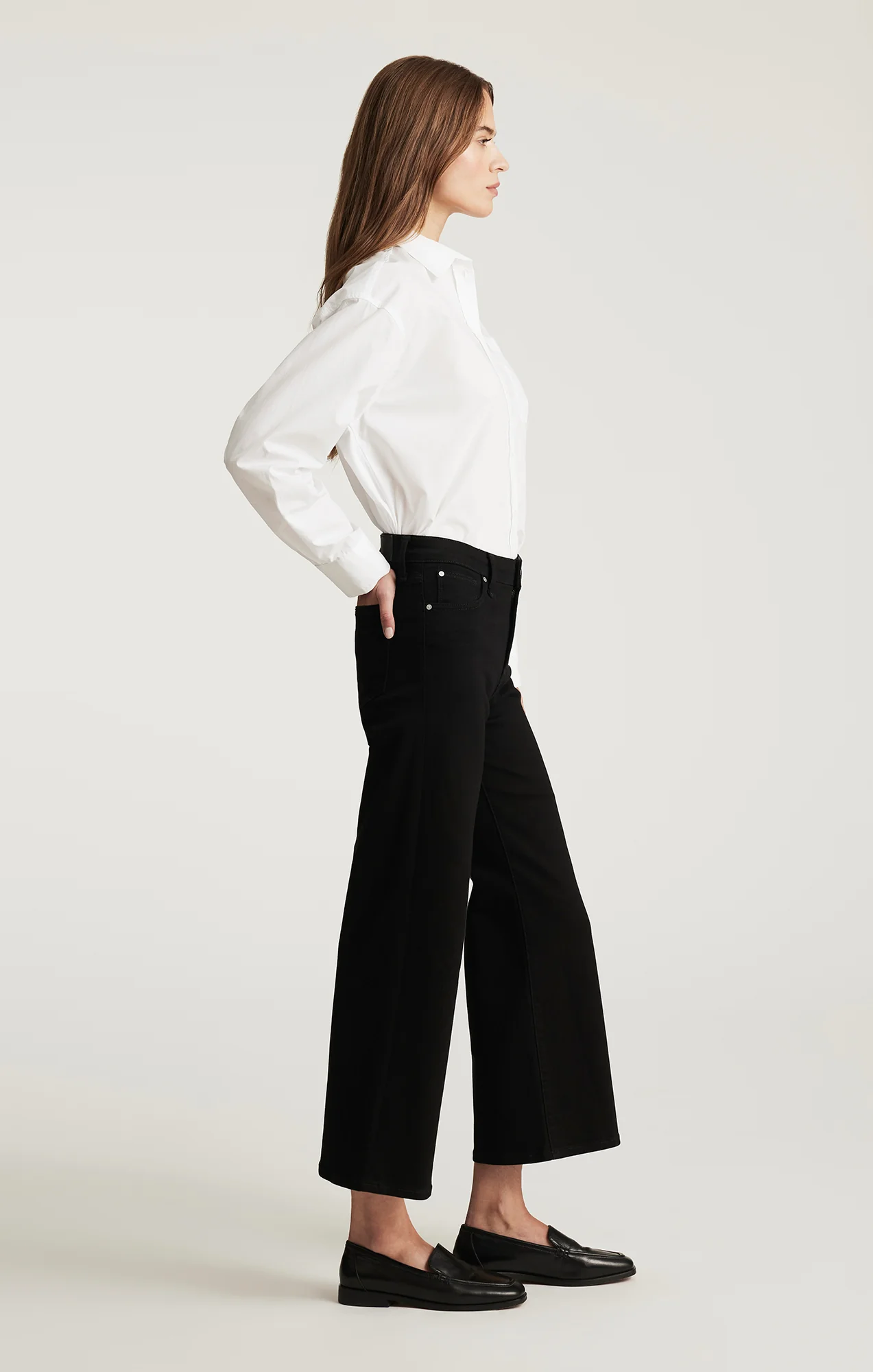 PALOMA WIDE LEG IN BLACK FLEX BLUE - Image 2
