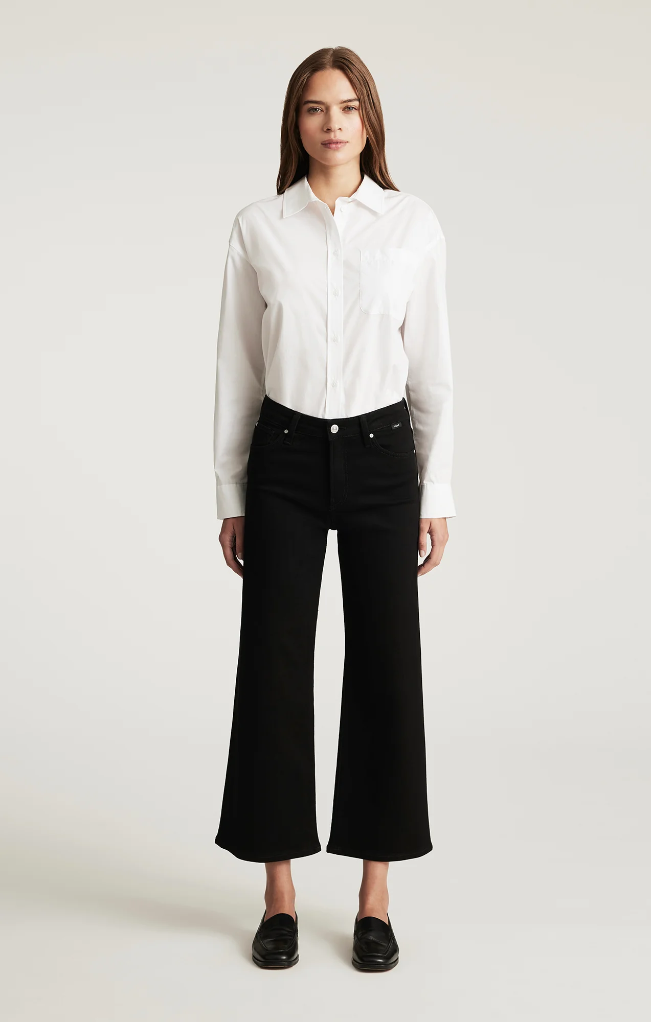 PALOMA WIDE LEG IN BLACK FLEX BLUE - Image 4