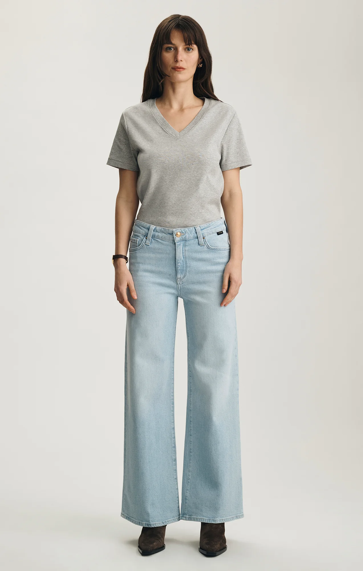 PALOMA WIDE LEG IN LIGHT BRUSHED GOLD PREMIUM