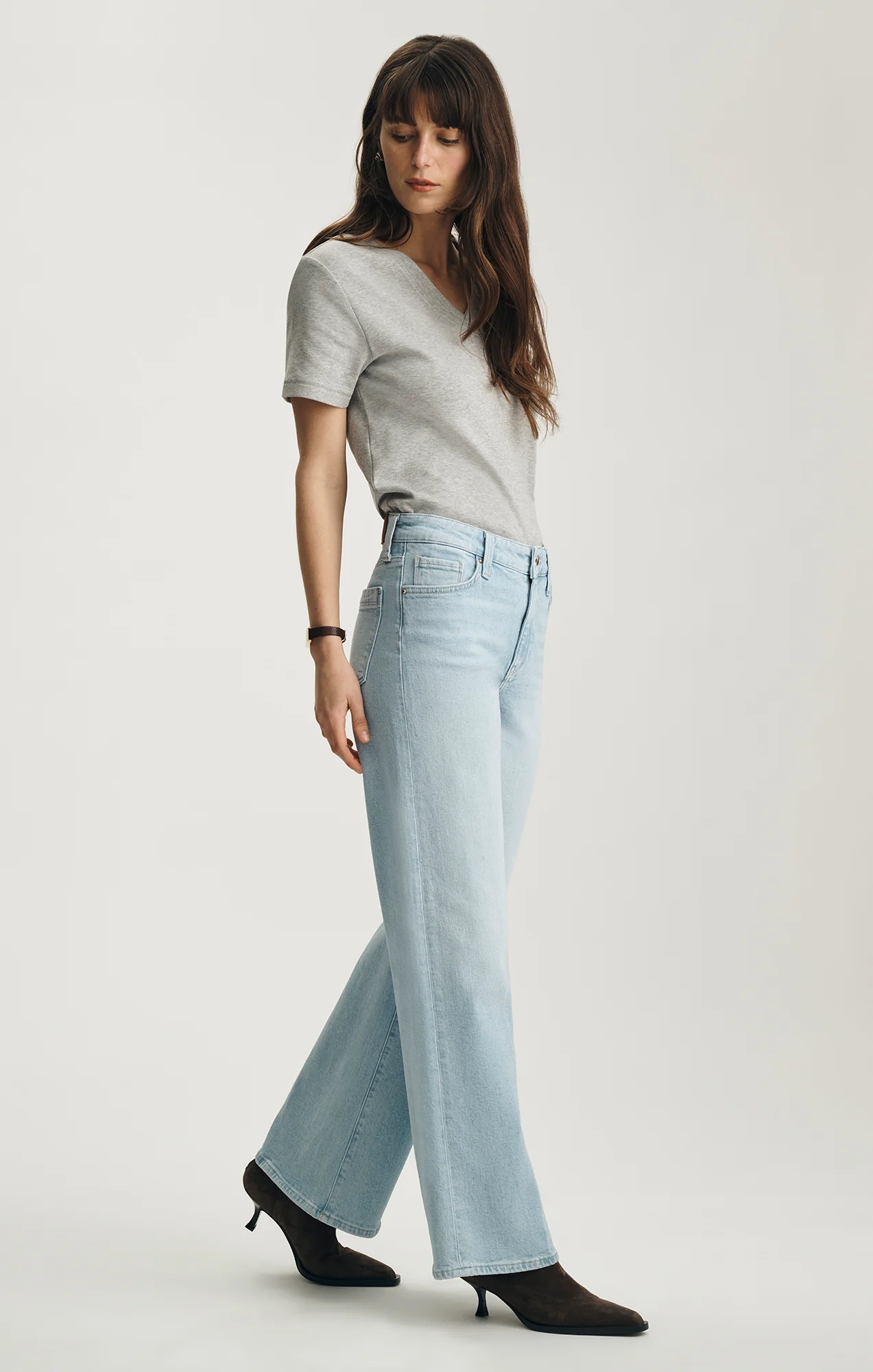 PALOMA WIDE LEG IN LIGHT BRUSHED GOLD PREMIUM - Image 6