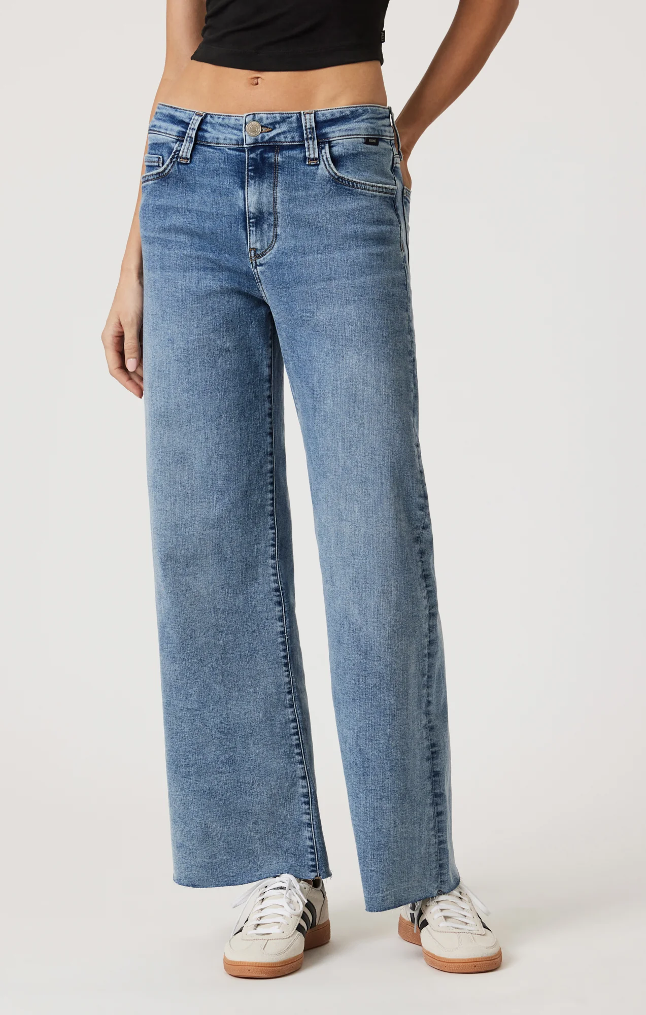 PALOMA WIDE LEG IN LIGHT BRUSHED TRIBECA - Image 3
