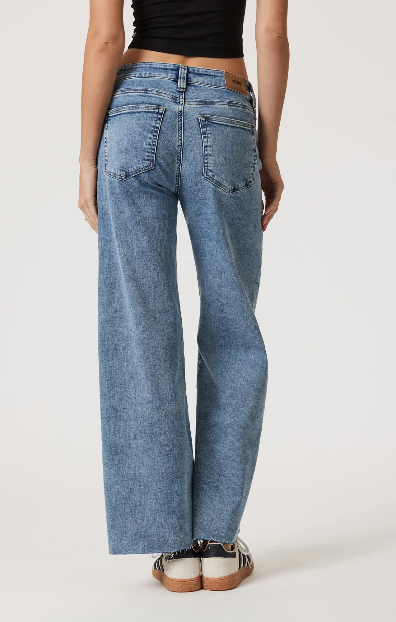 PALOMA WIDE LEG IN LIGHT BRUSHED TRIBECA - Image 5