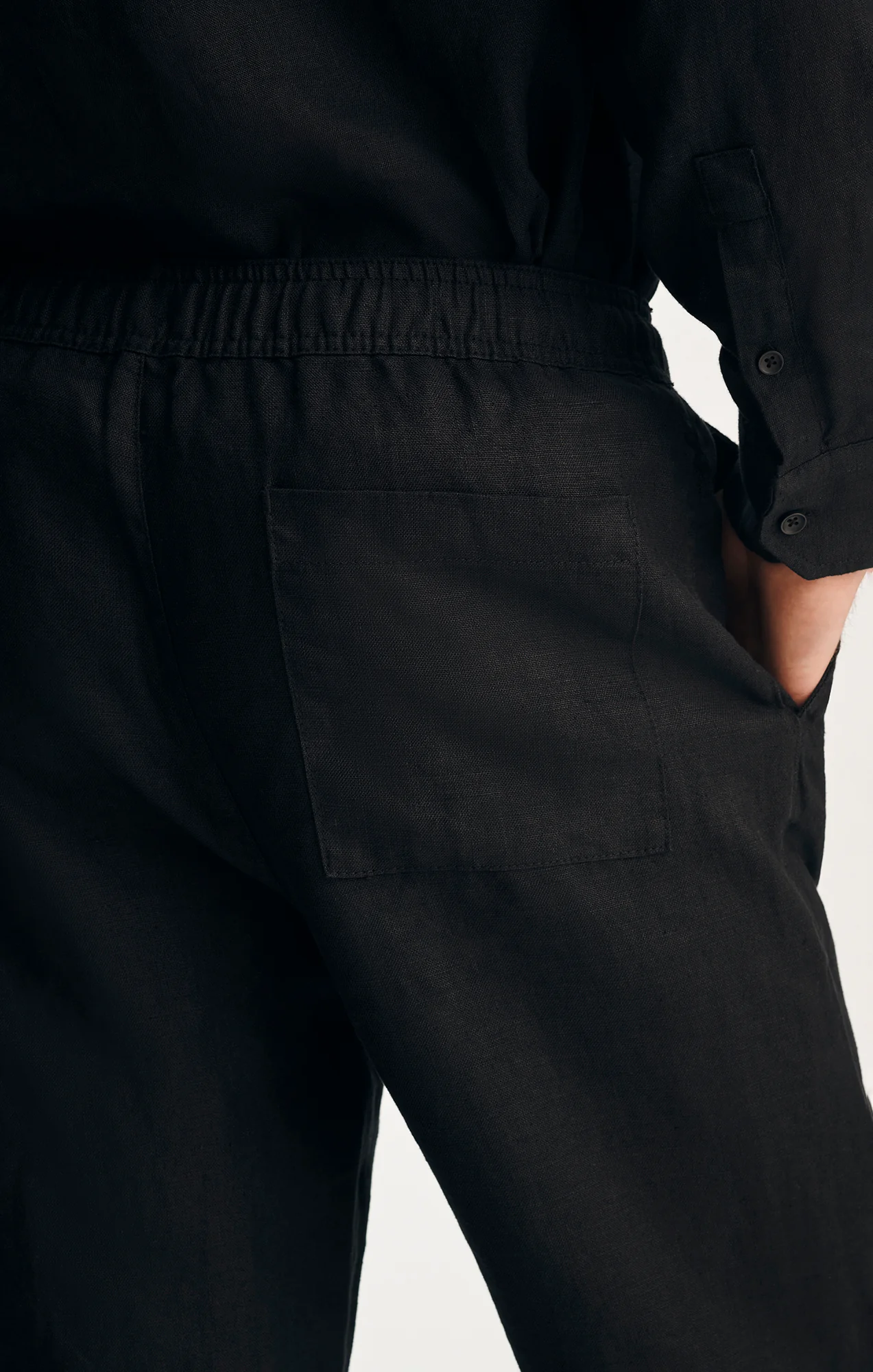 LINEN PANTS IN BLACK - Image 6