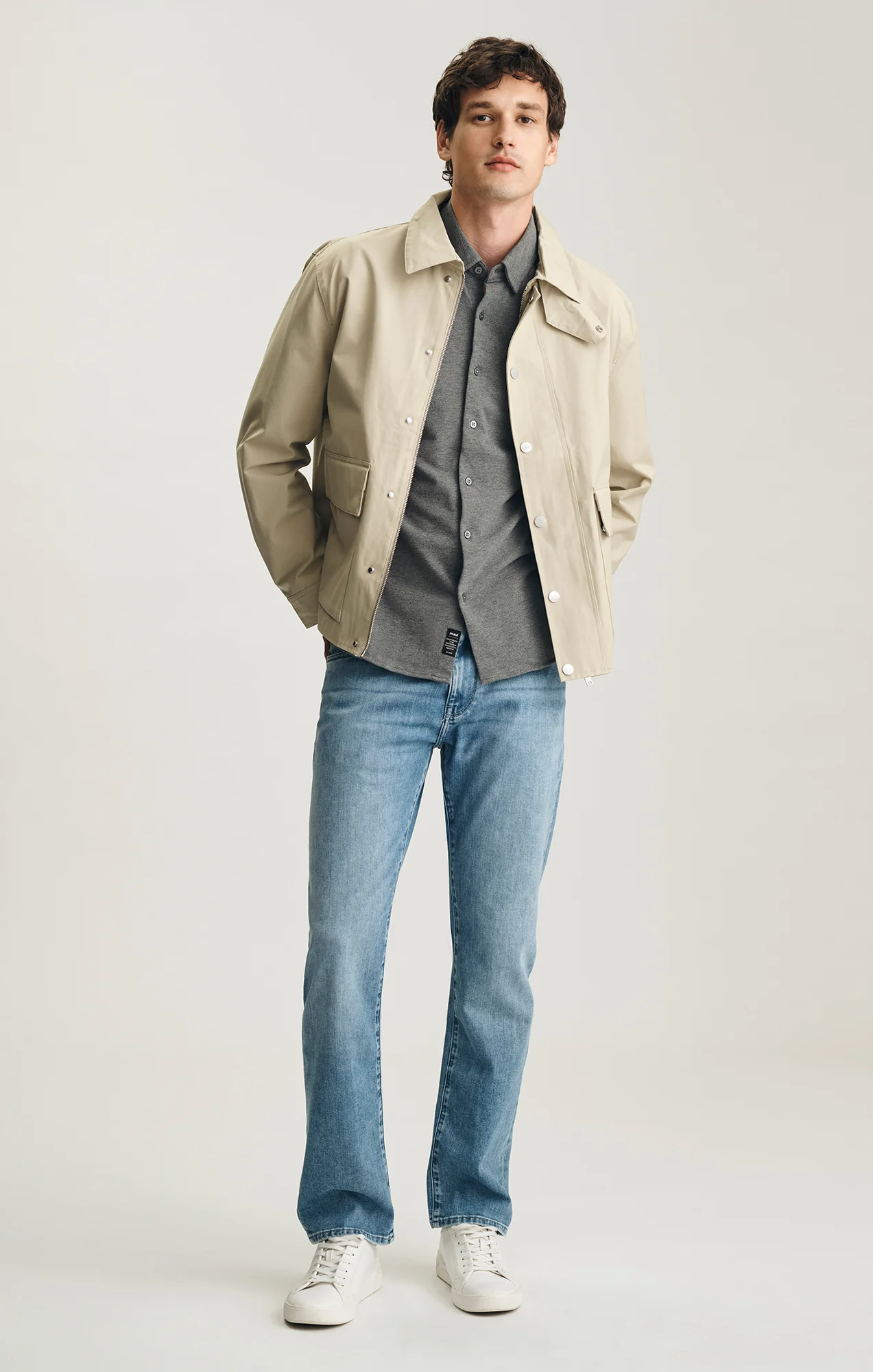 POCKET JACKET IN SPRAY GREEN - Image 4