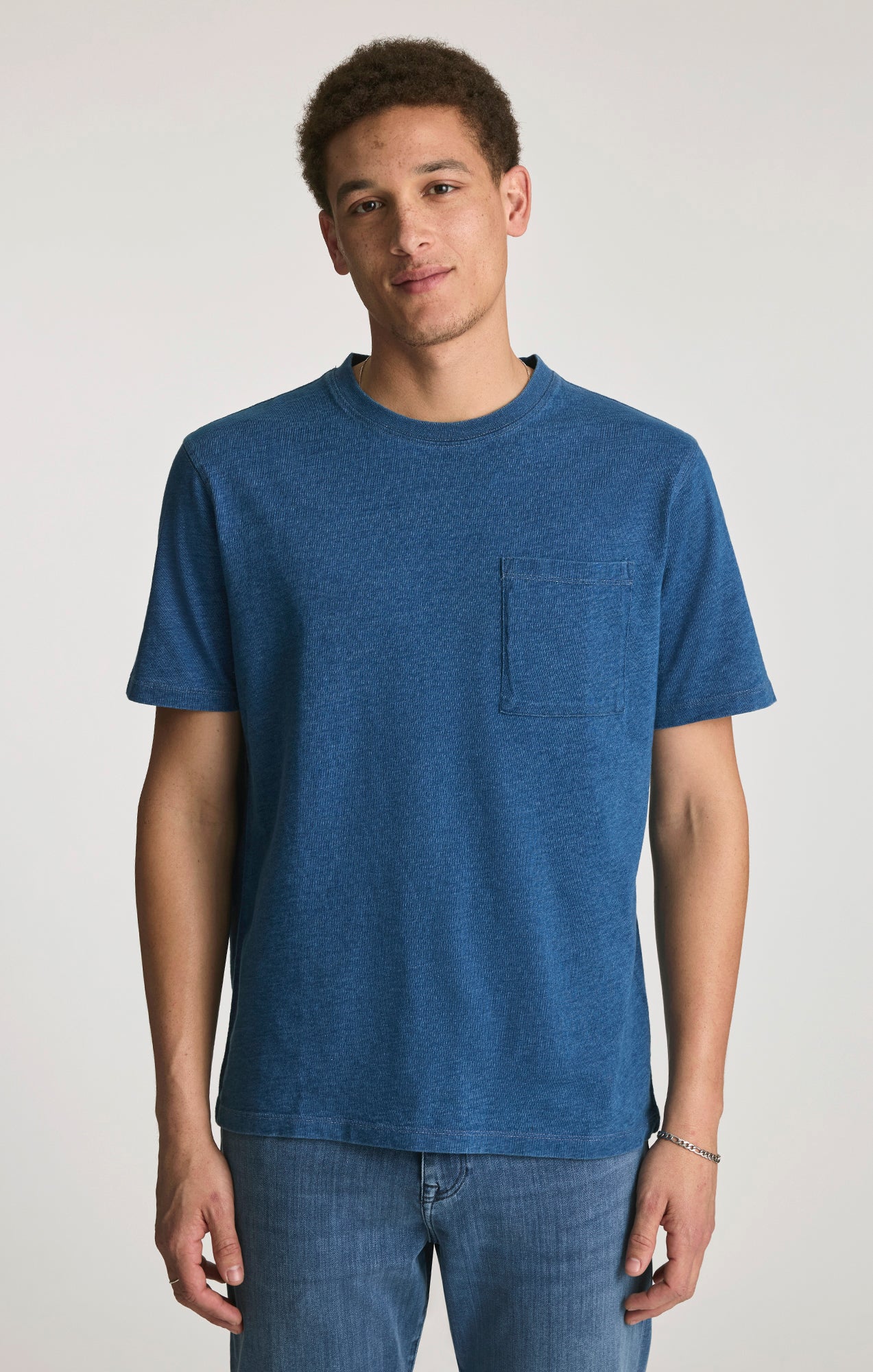 POCKET T-SHIRT IN INDIGO