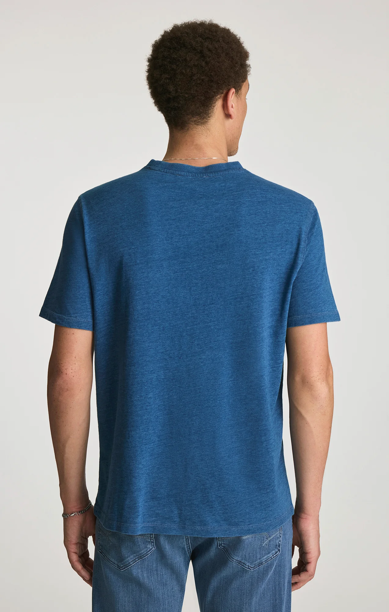 POCKET T-SHIRT IN INDIGO - Image 2