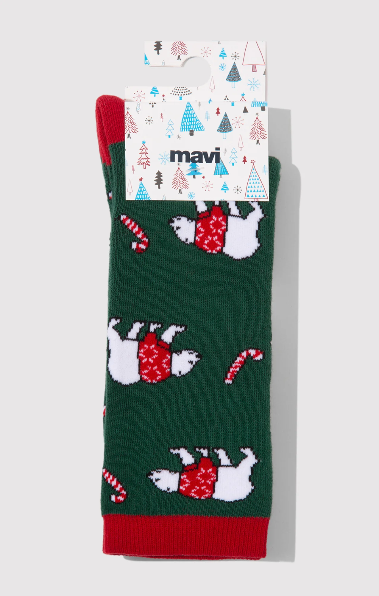 POLAR BEAR SOCKS IN ULTRAMARINE GREEN - Image 3