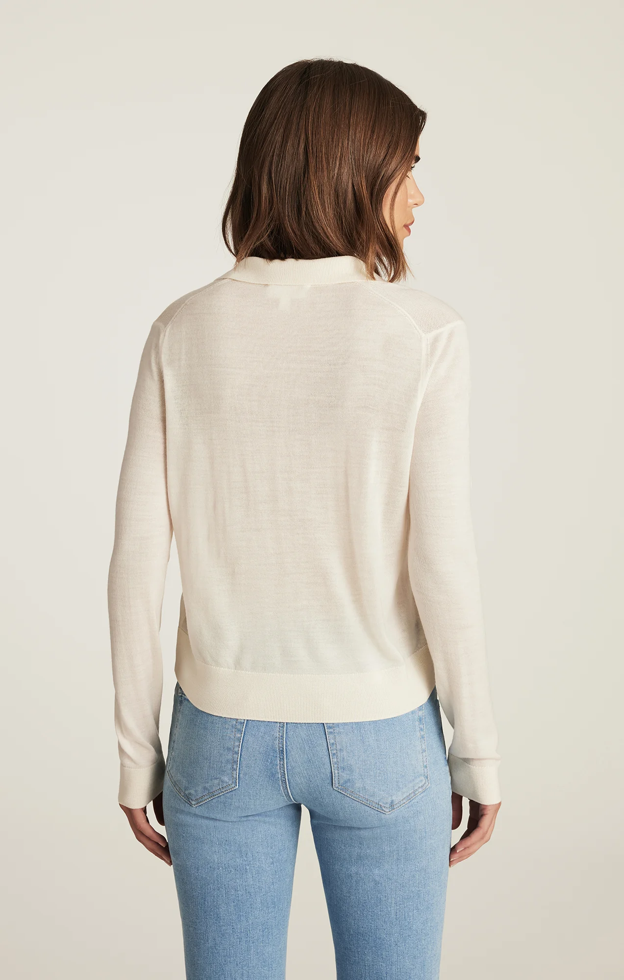 EDITION WOOL PULLOVER SWEATER IN ANTIQUE WHITE - Image 2