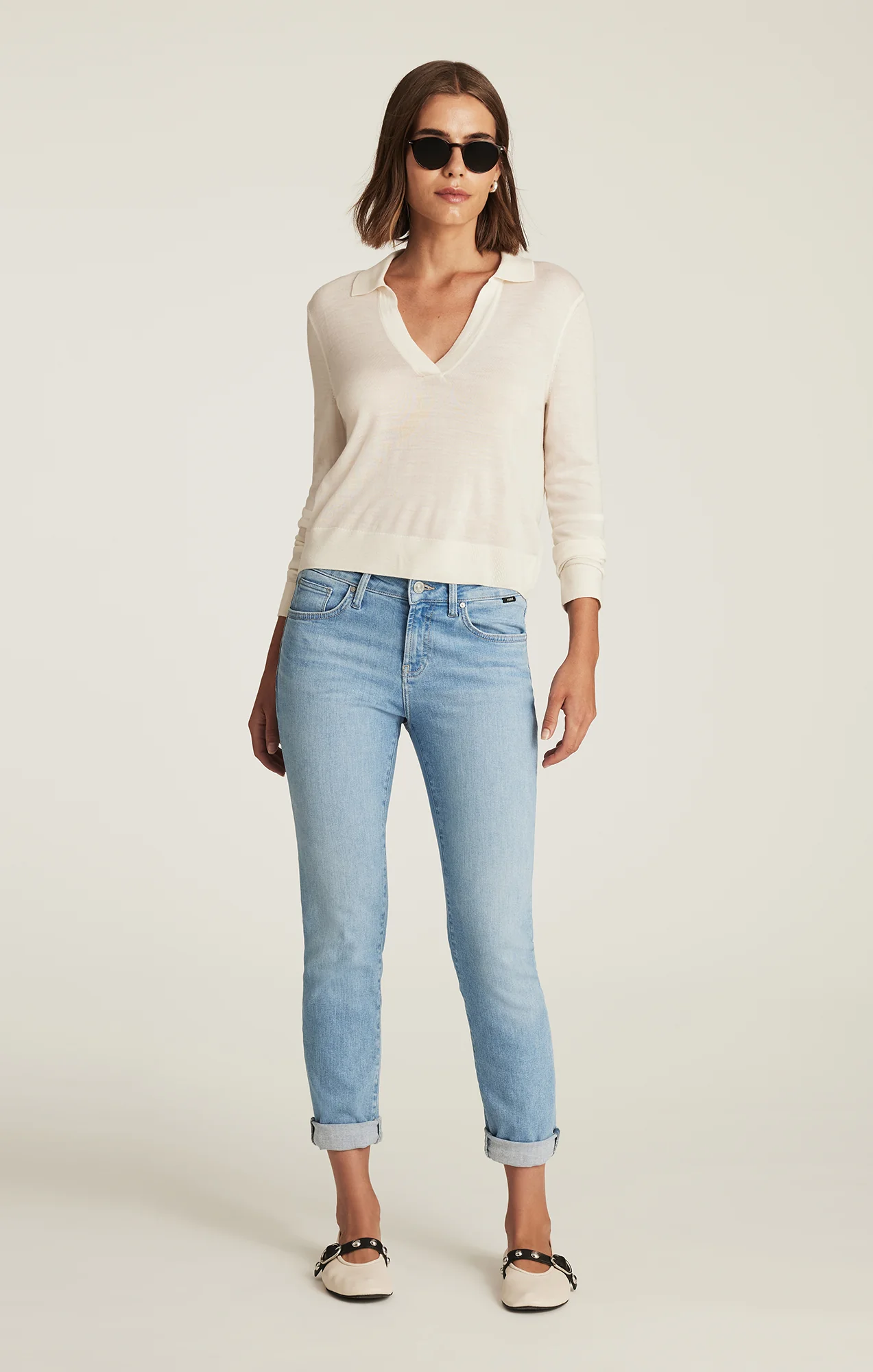 EDITION WOOL PULLOVER SWEATER IN ANTIQUE WHITE - Image 5