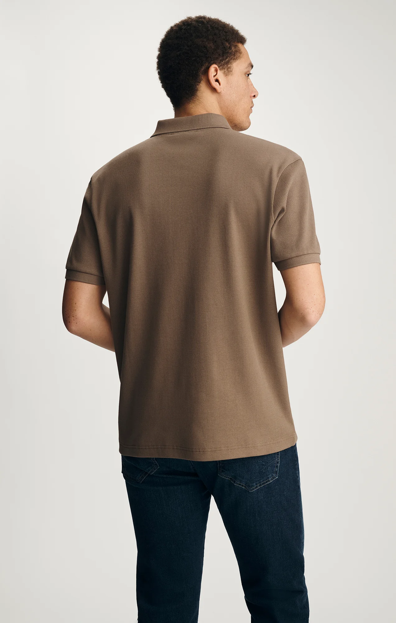 POLO T-SHIRT IN MOREL - Image 2