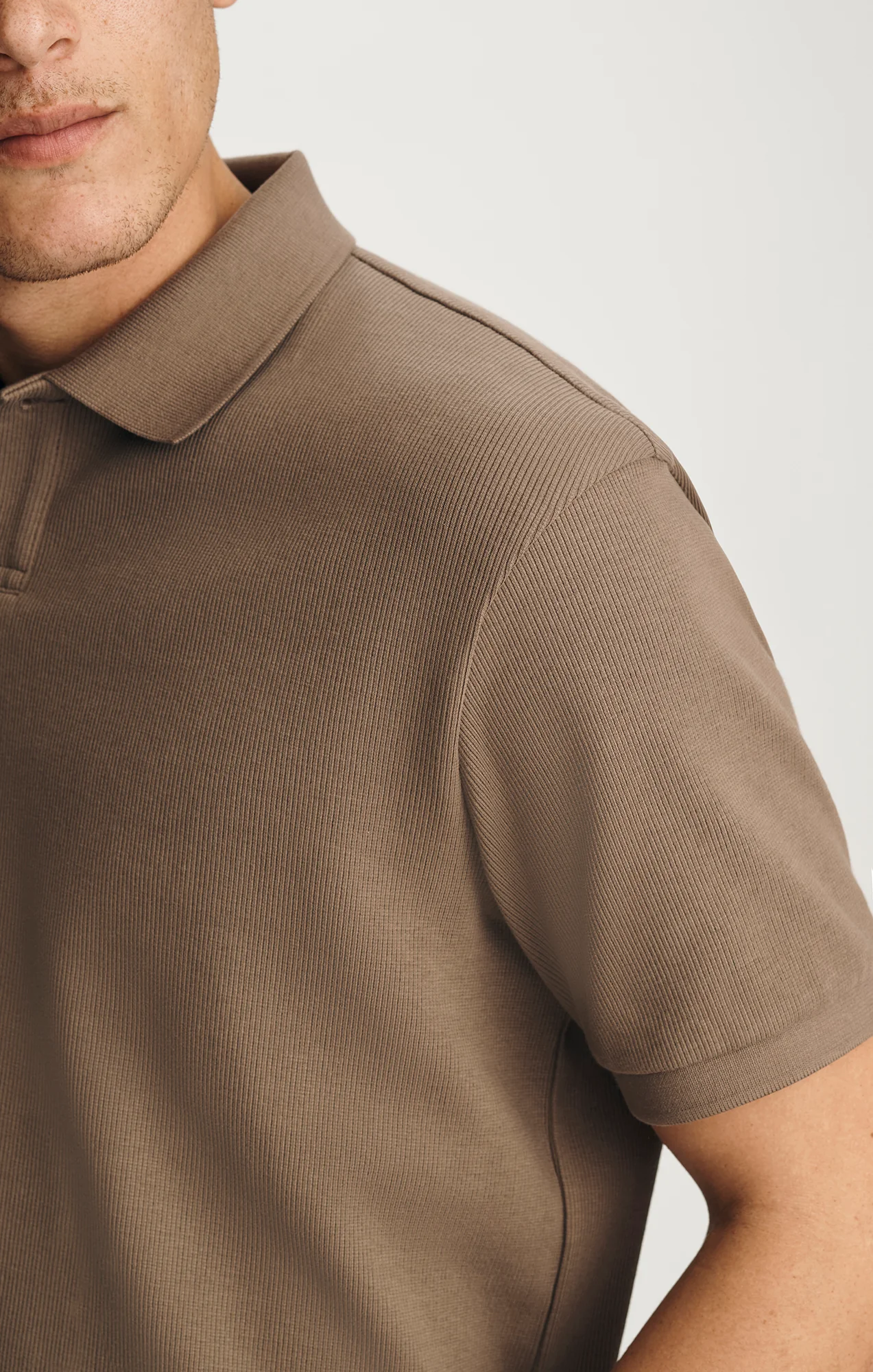POLO T-SHIRT IN MOREL - Image 3