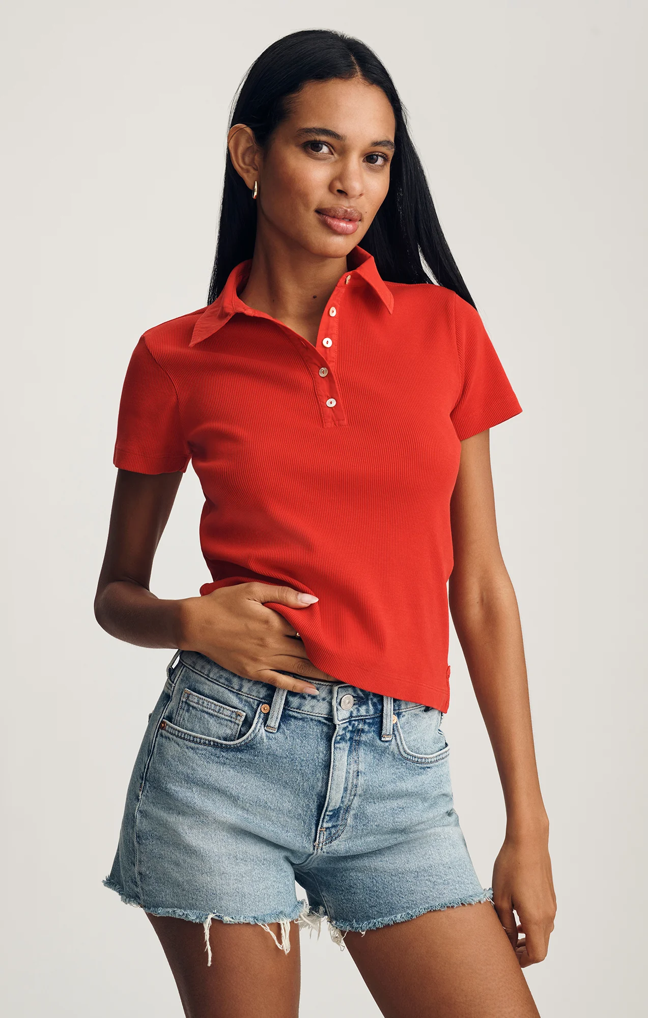 POLO T-SHIRT IN RED