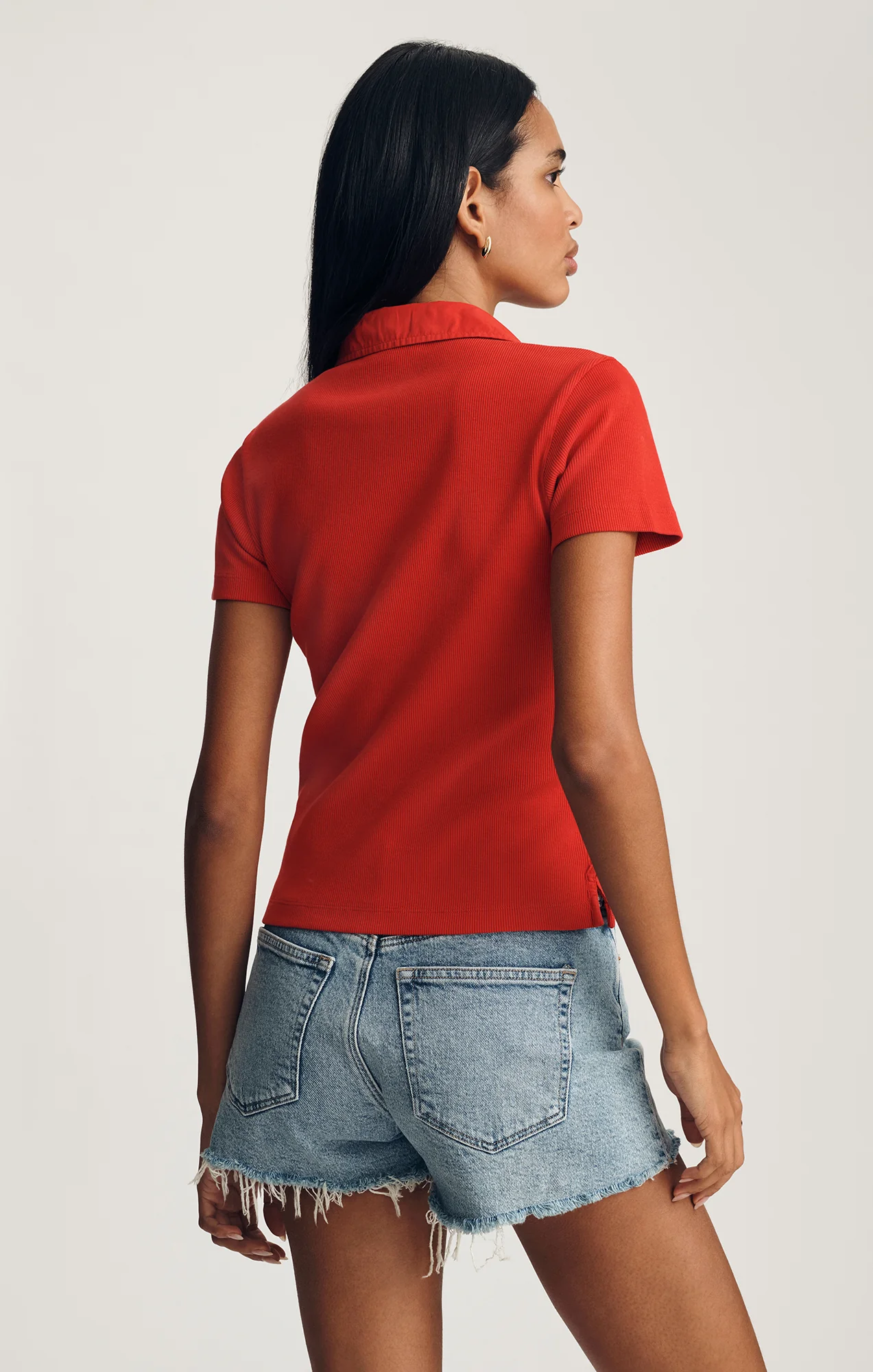 POLO T-SHIRT IN RED - Image 2