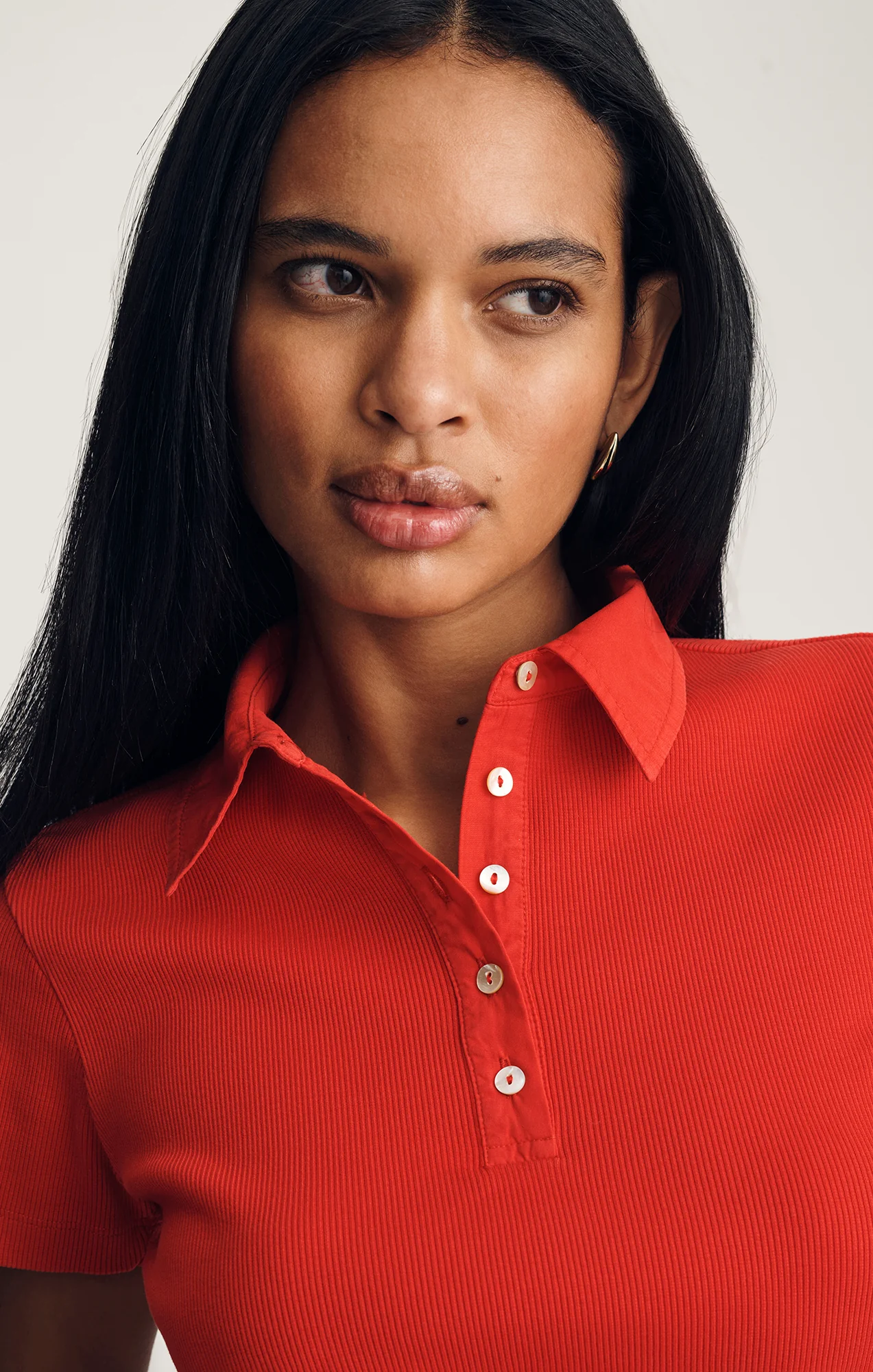 POLO T-SHIRT IN RED - Image 3