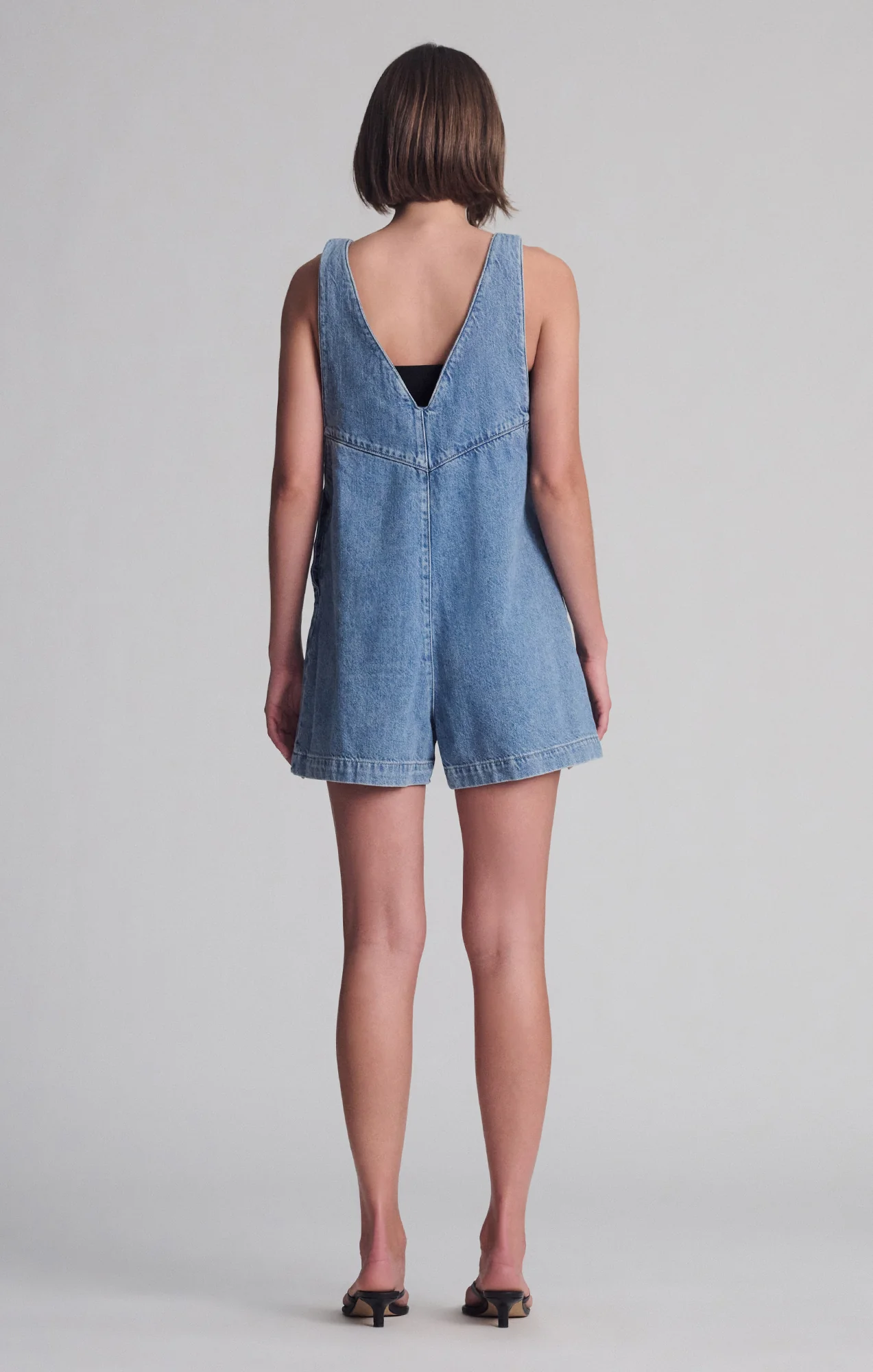 REVA ROMPER IN LIGHT SHADED WELL BLUE - Image 4