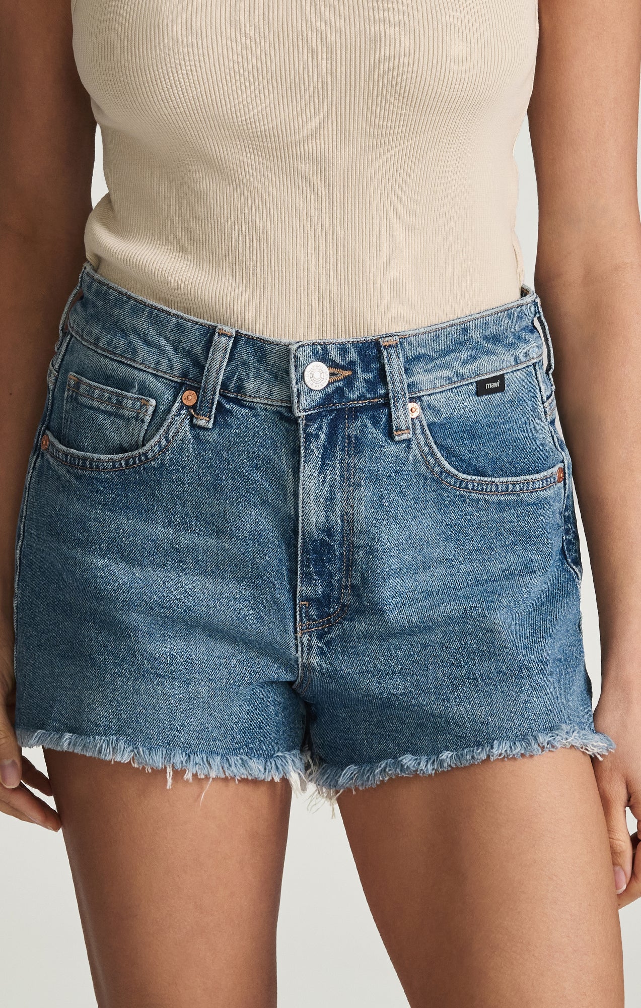 ROSIE BOYFRIEND SHORTS IN DARK 90'S - Image 6
