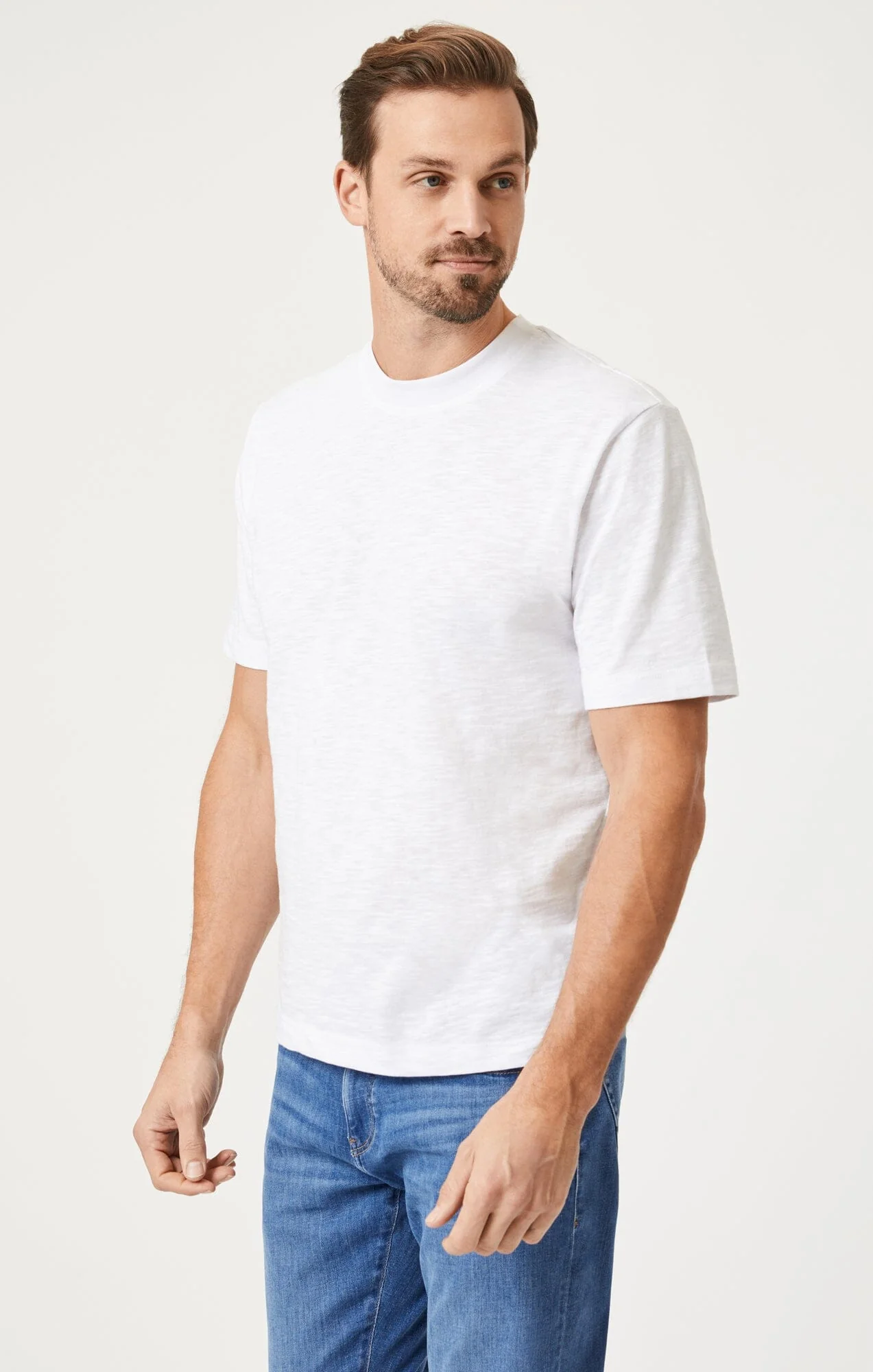 SHORT SLEEVE T-SHIRT IN WHITE - Image 2