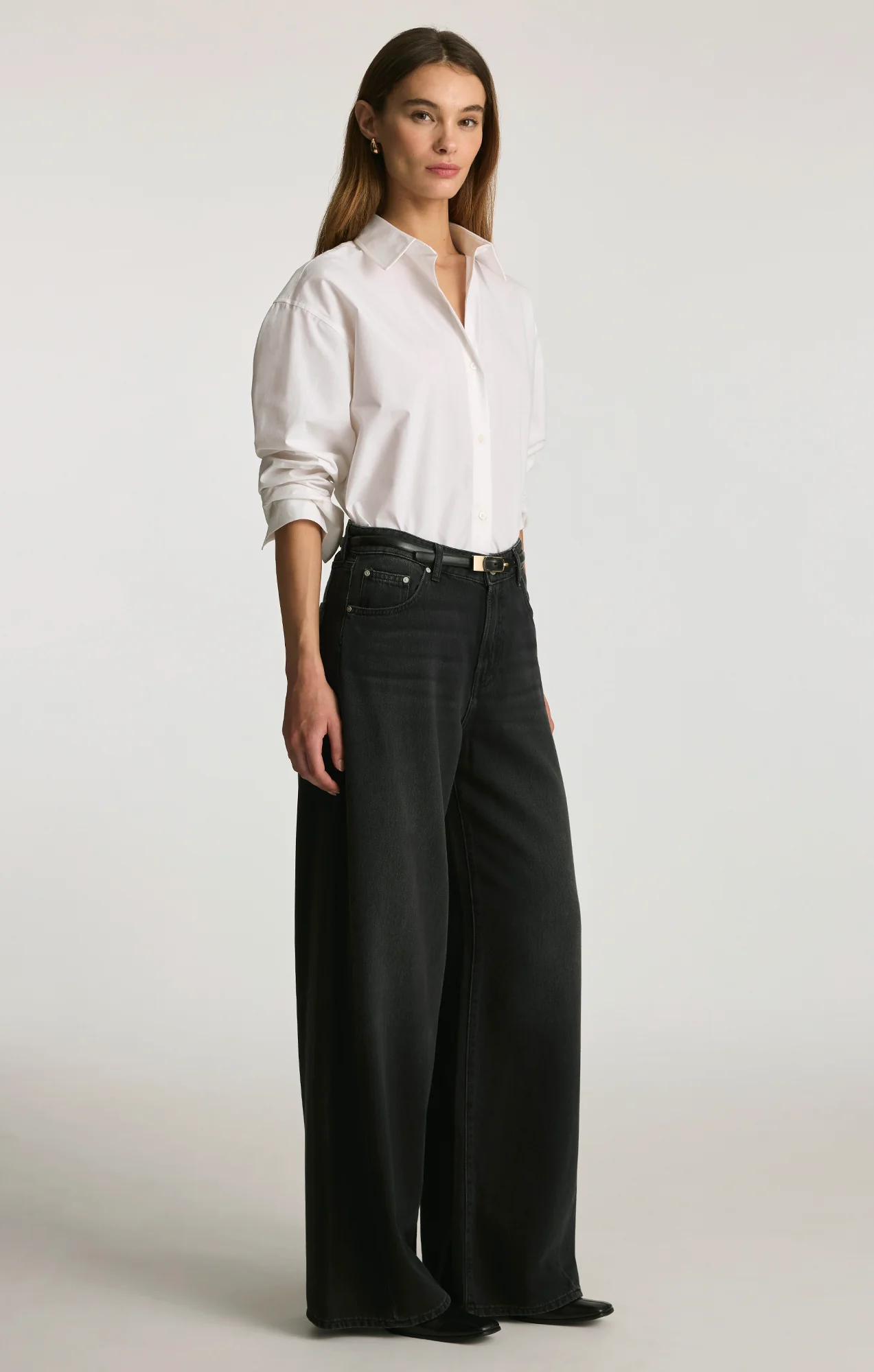 SIENA PALAZZO WIDE LEG IN DARK SMOKE WELL BLUE - Image 2