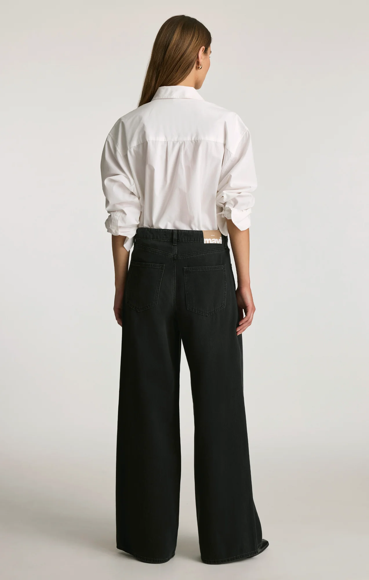 SIENA PALAZZO WIDE LEG IN DARK SMOKE WELL BLUE - Image 3