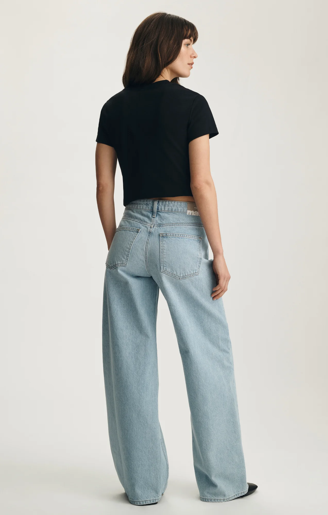 SIENA WIDE LEG IN LIGHT CLASSIC DENIM - Image 3