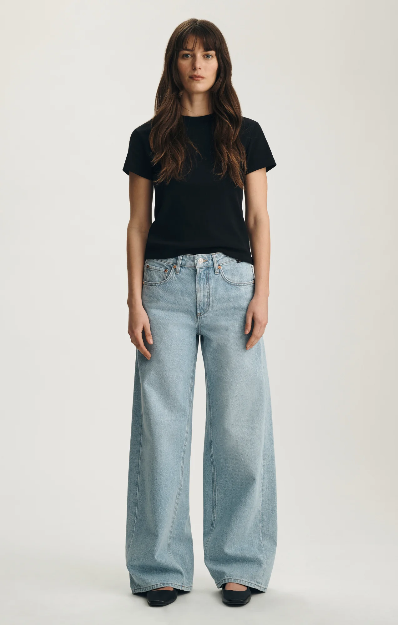 SIENA WIDE LEG IN LIGHT CLASSIC DENIM - Image 4