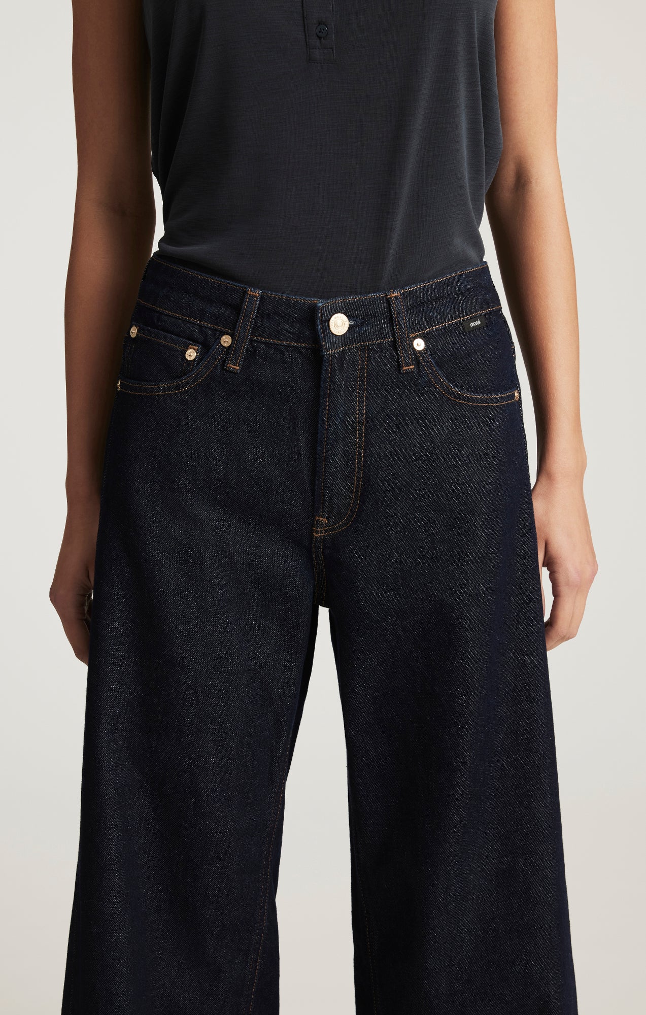 SIENA WIDE LEG IN RINSE CLASSIC DENIM - Image 5