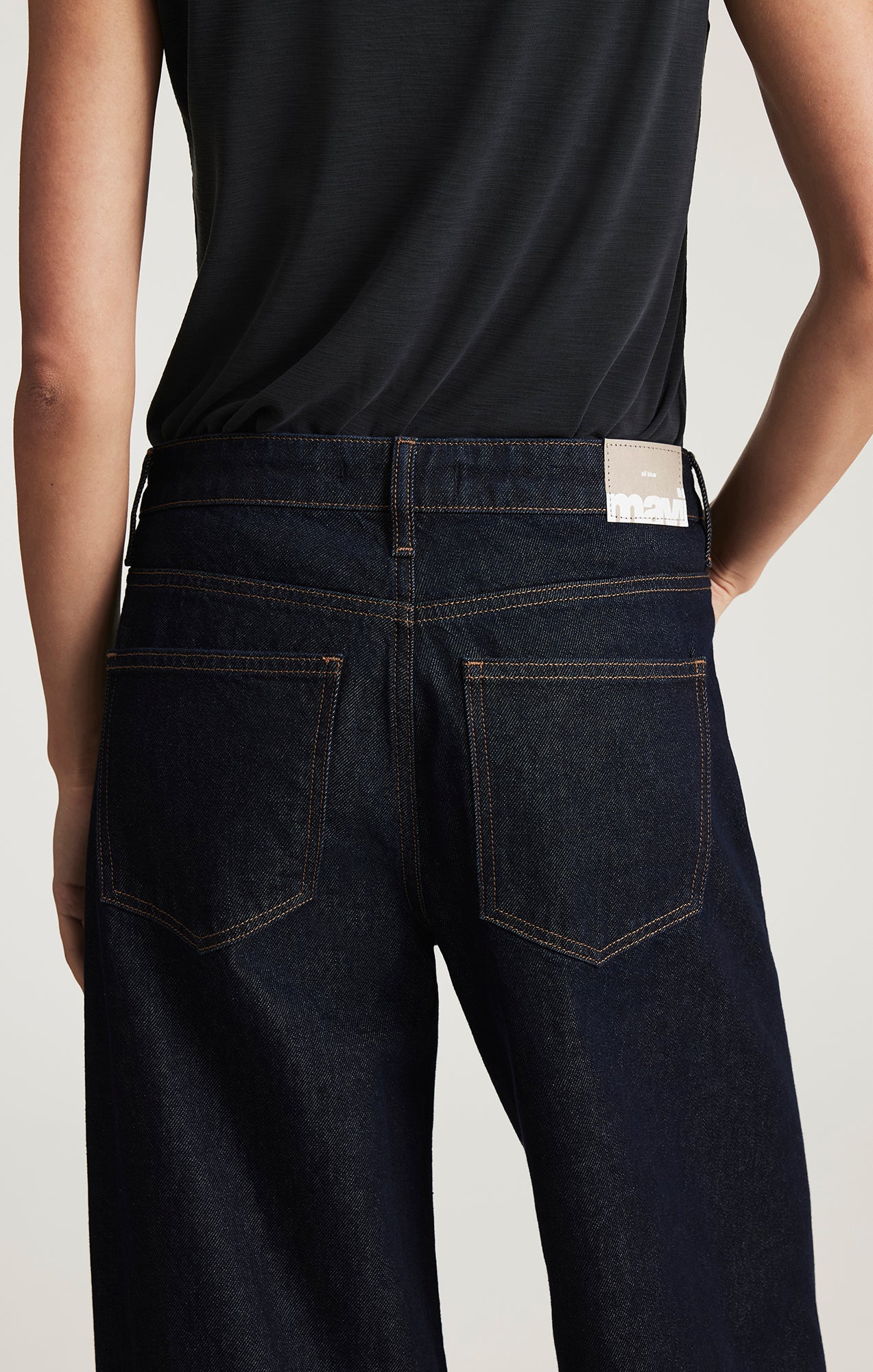 SIENA WIDE LEG IN RINSE CLASSIC DENIM - Image 6