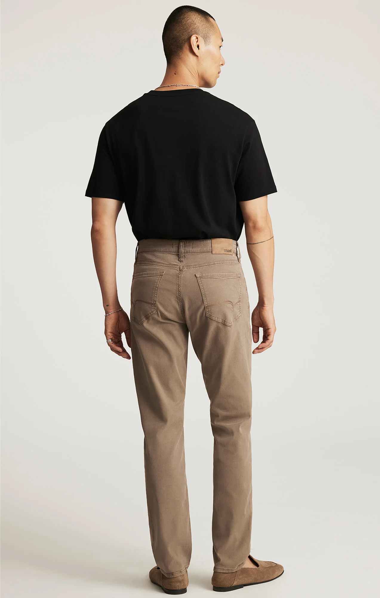 STEVE ATHLETIC FIT IN TIMBER LUXE TWILL - Image 5