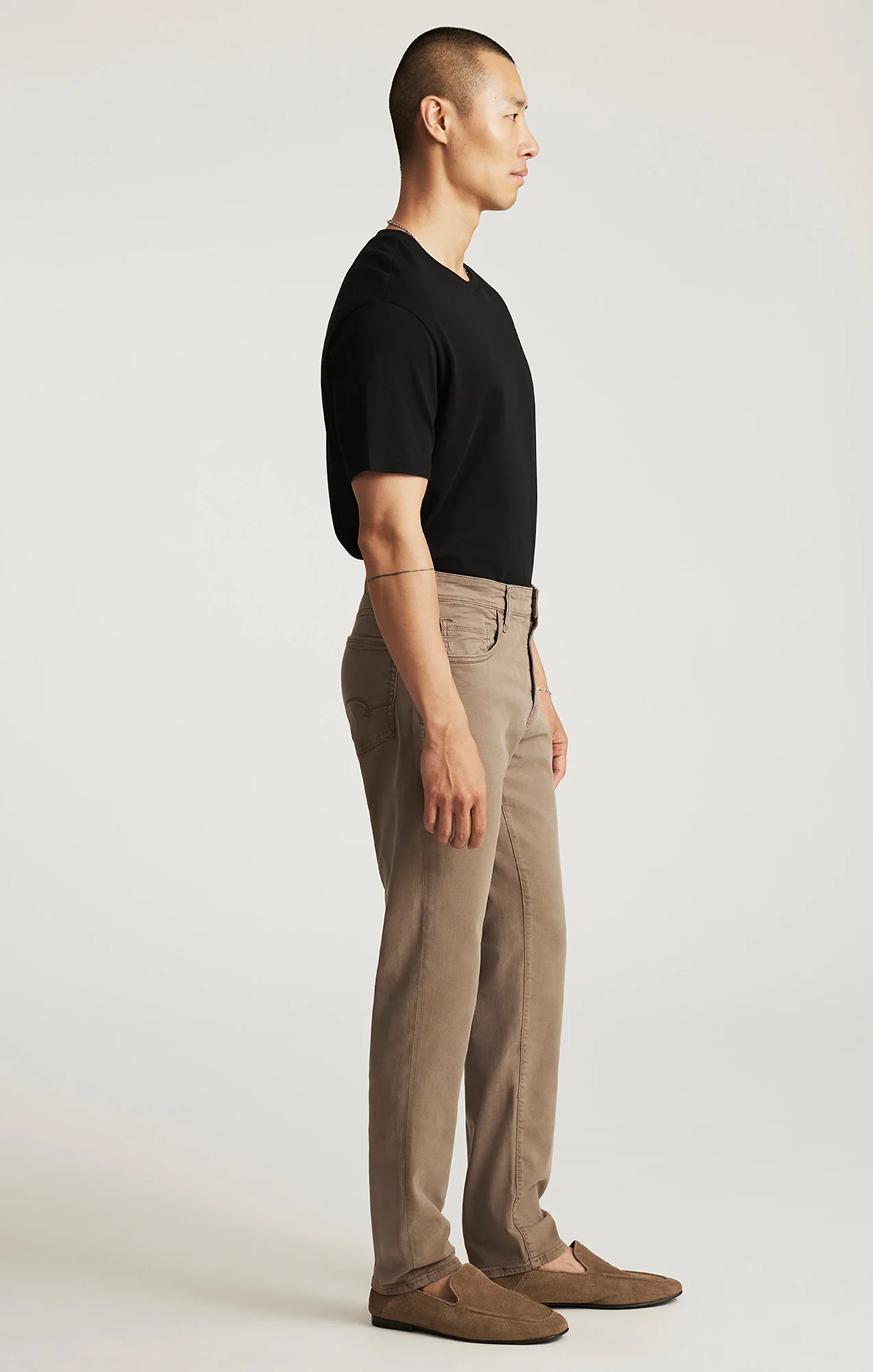 STEVE ATHLETIC FIT IN TIMBER LUXE TWILL - Image 6