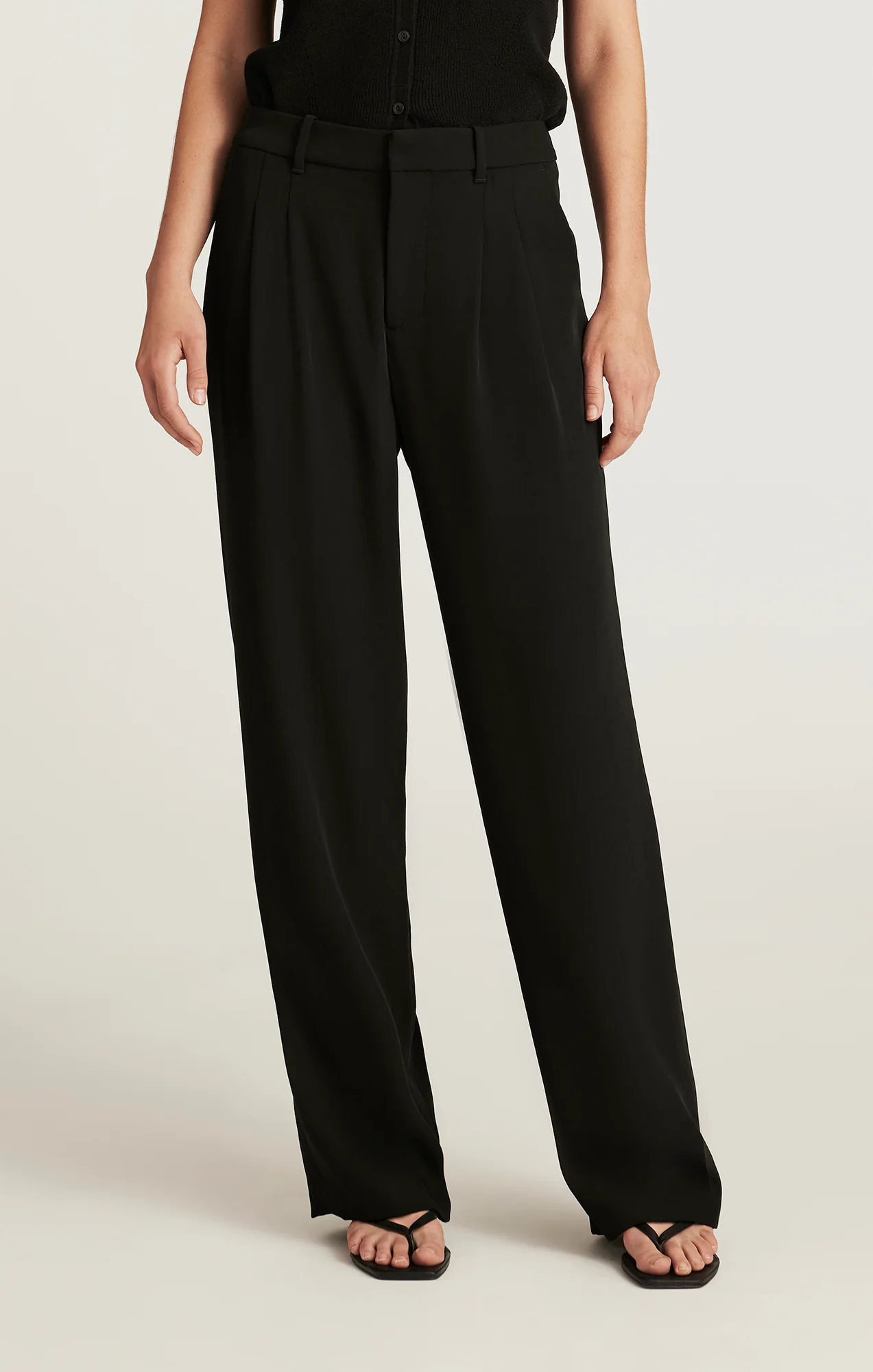 EDITION STRAIGHT LEG PANTS IN BLACK - Image 3