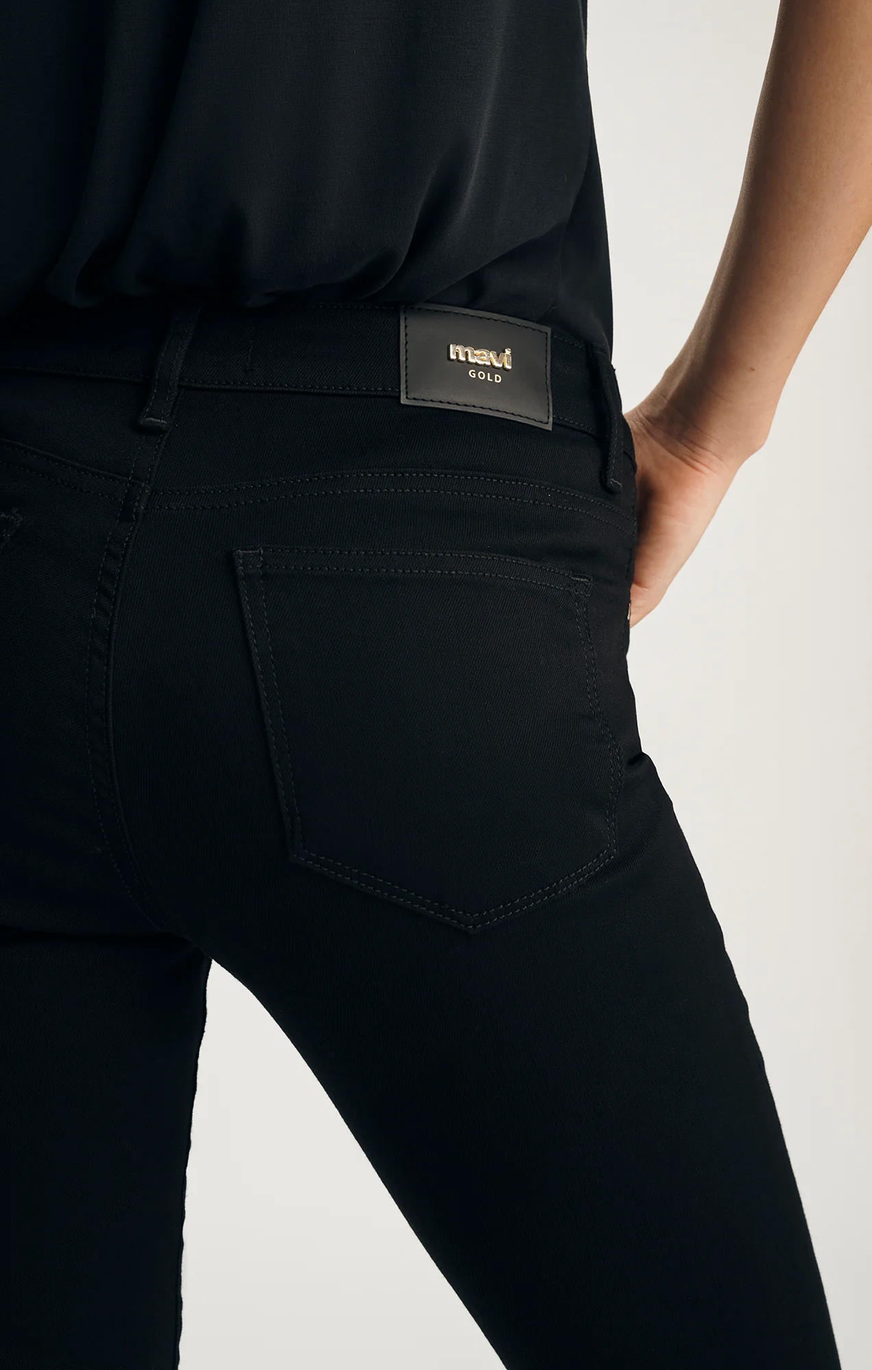 SYDNEY FLARE IN DOUBLE BLACK GOLD PREMIUM - Image 5