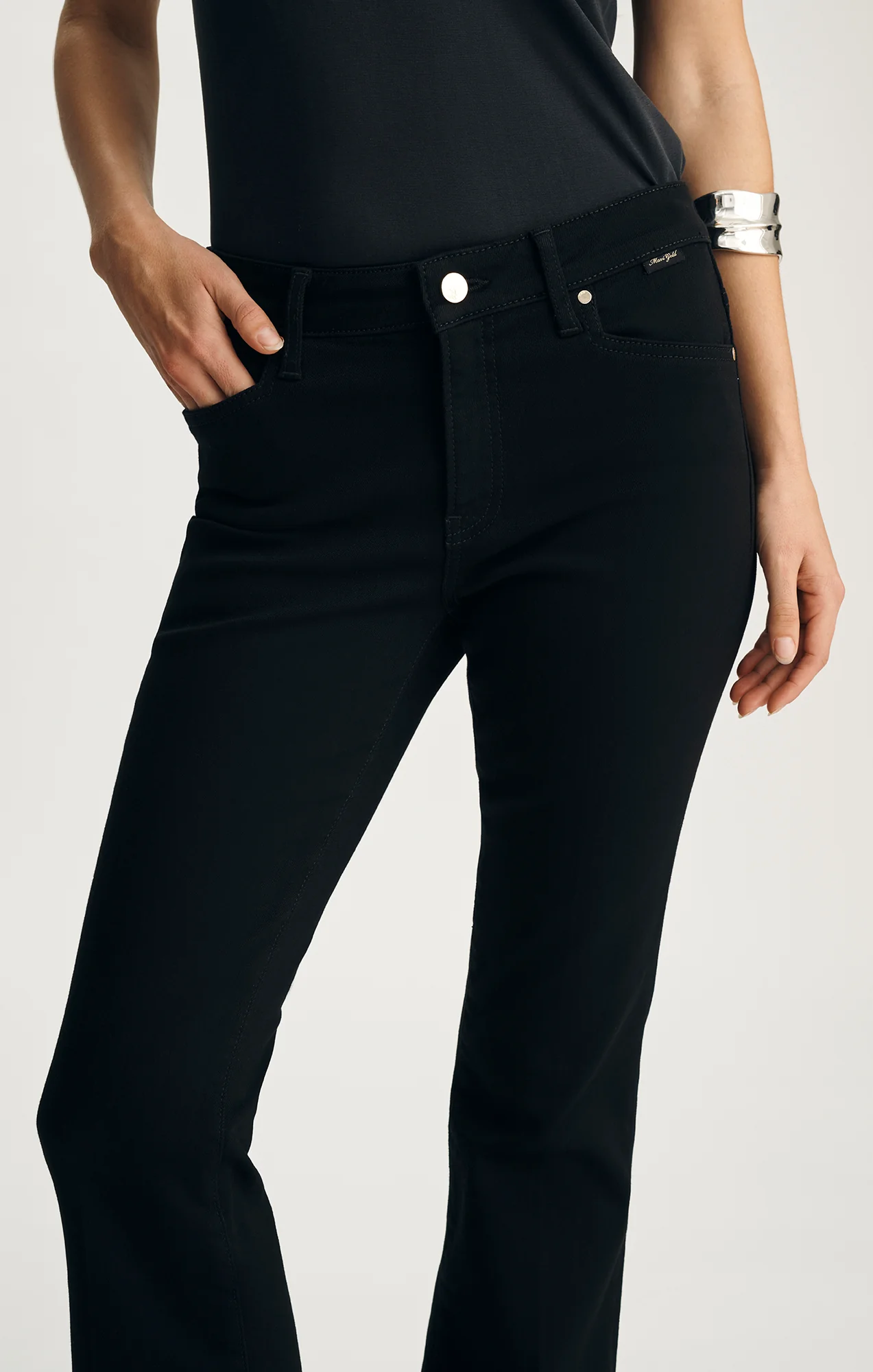 SYDNEY FLARE IN DOUBLE BLACK GOLD PREMIUM - Image 6