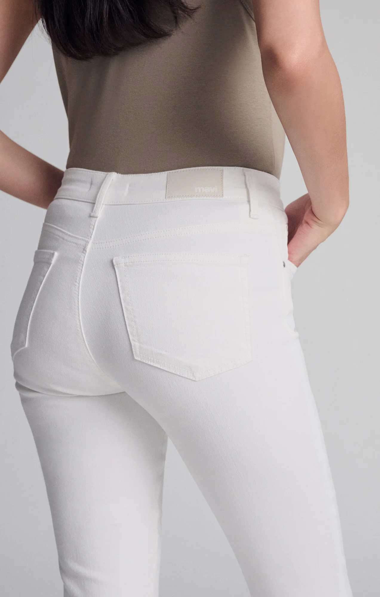 SYDNEY FLARE IN WHITE FEATHER BLUE - Image 5