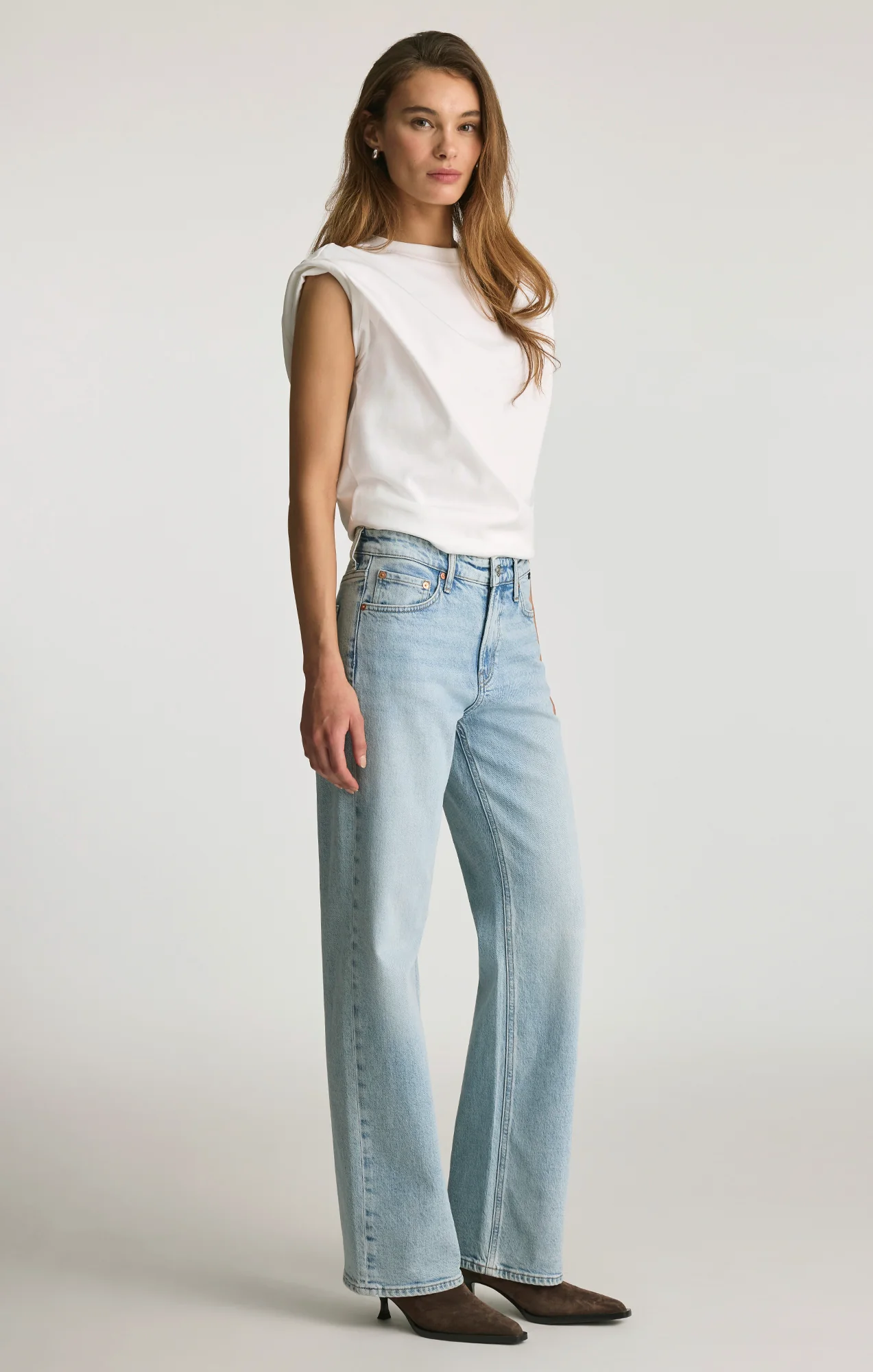 TAYLOR STRAIGHT LEG IN LIGHT BRUSHED CLASSIC BLUE - Image 4