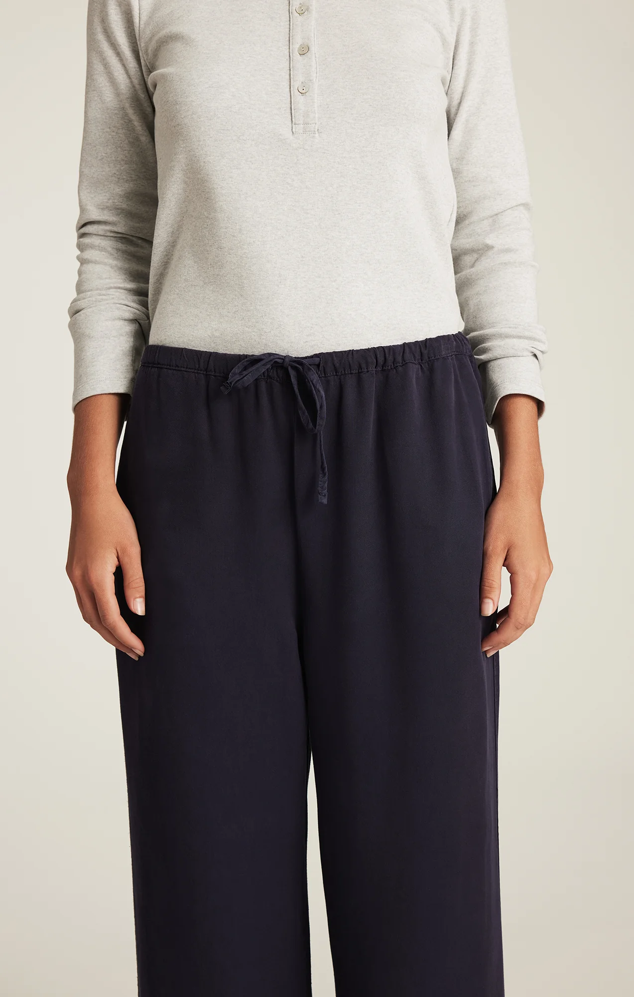EDITION TENCEL™ WIDE LEG PANTS IN INKLING - Image 5