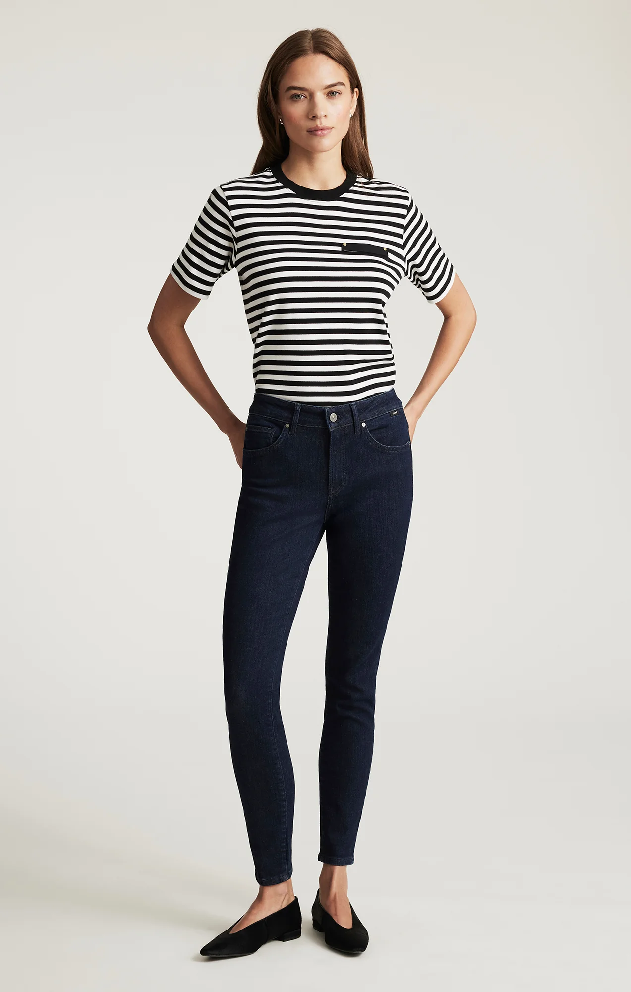 TESS SKINNY IN RINSE FLEX BLUE