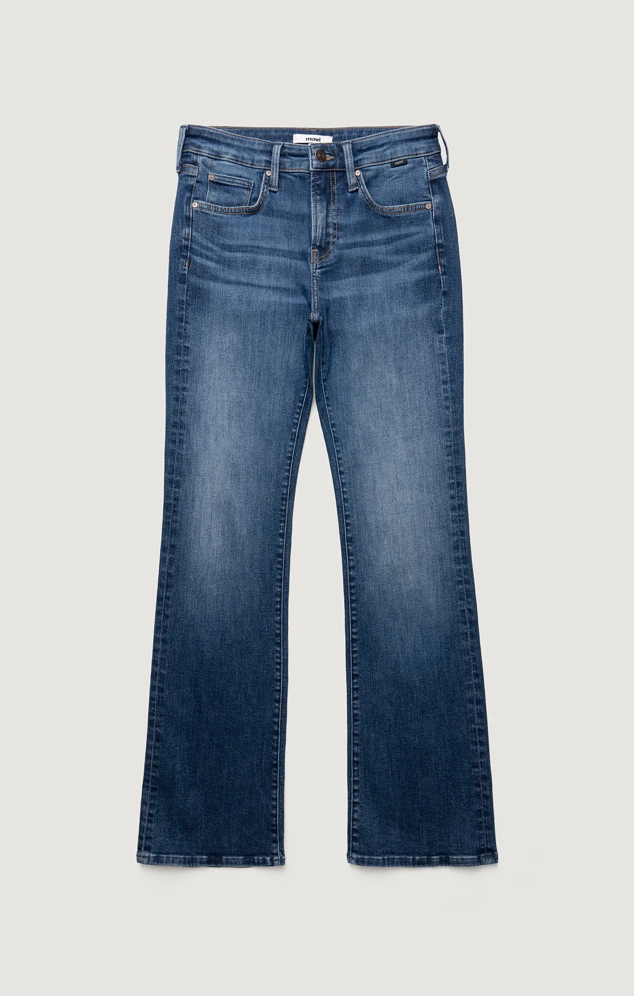 VICKY BOOTCUT IN DARK BRUSHED FLEX BLUE - Image 7