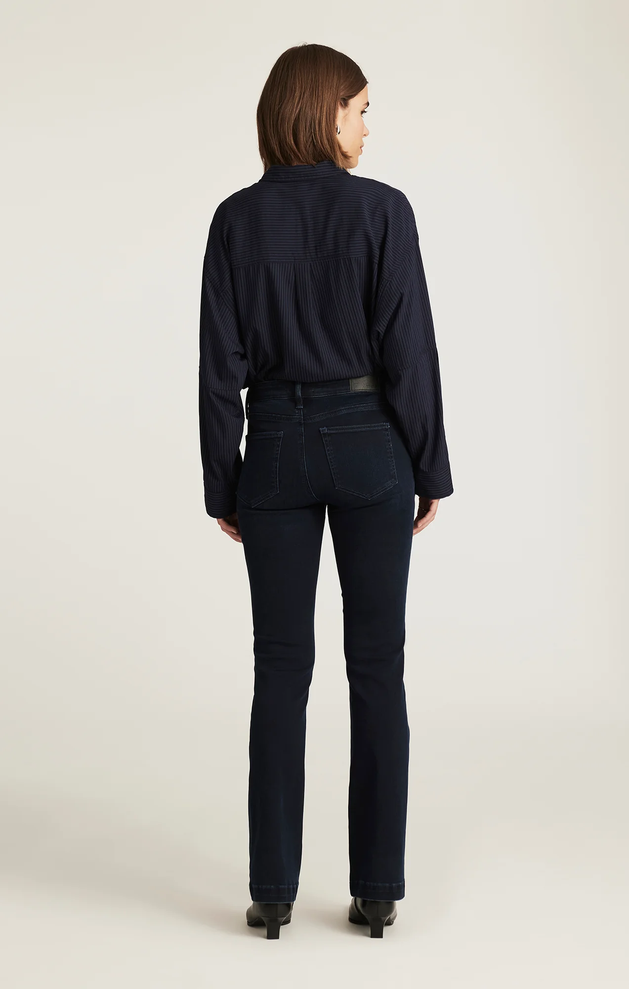 VICKY BOOTCUT IN INK FEATHER LUXE - Image 3