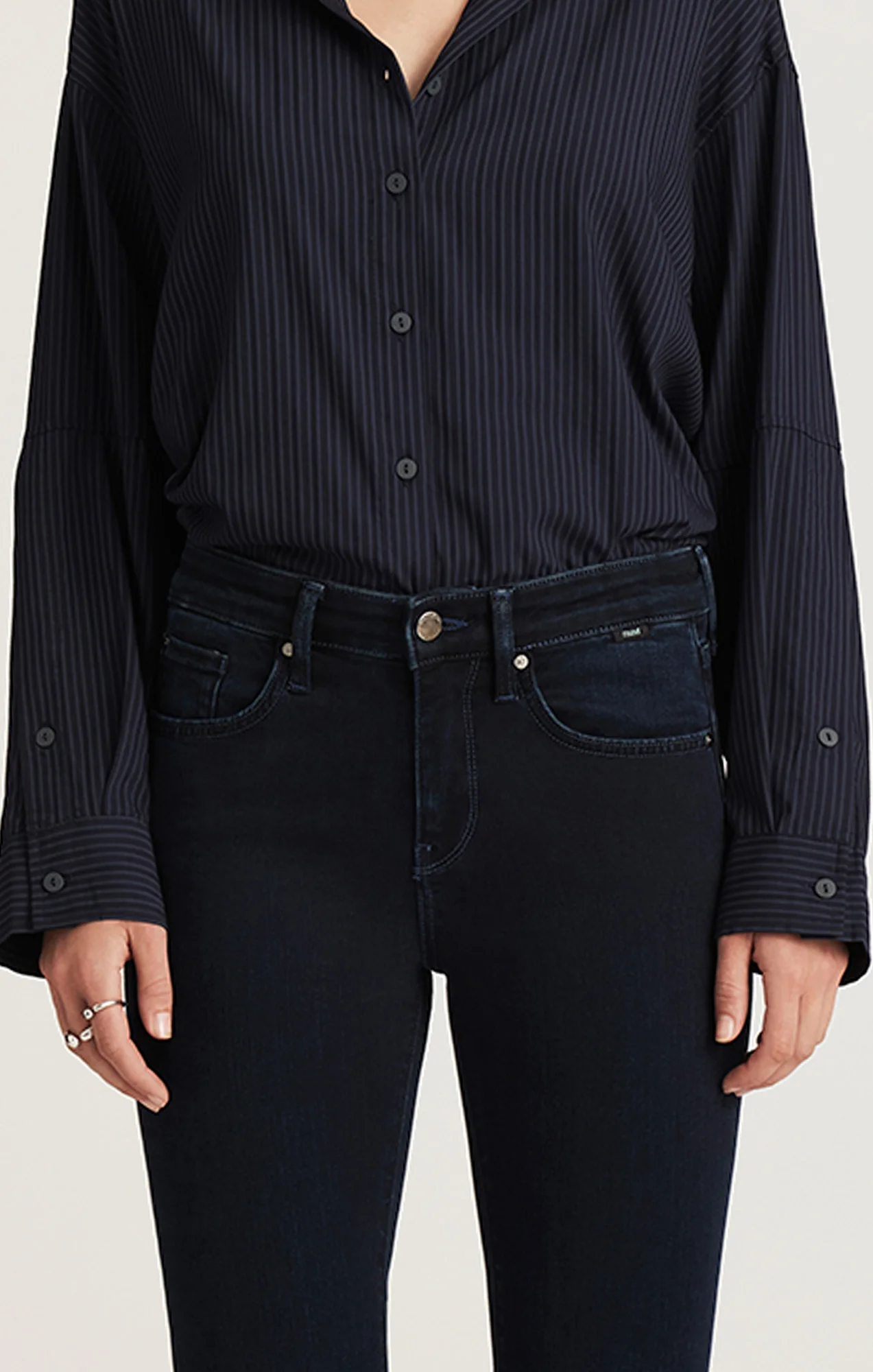 VICKY BOOTCUT IN INK FEATHER LUXE - Image 6