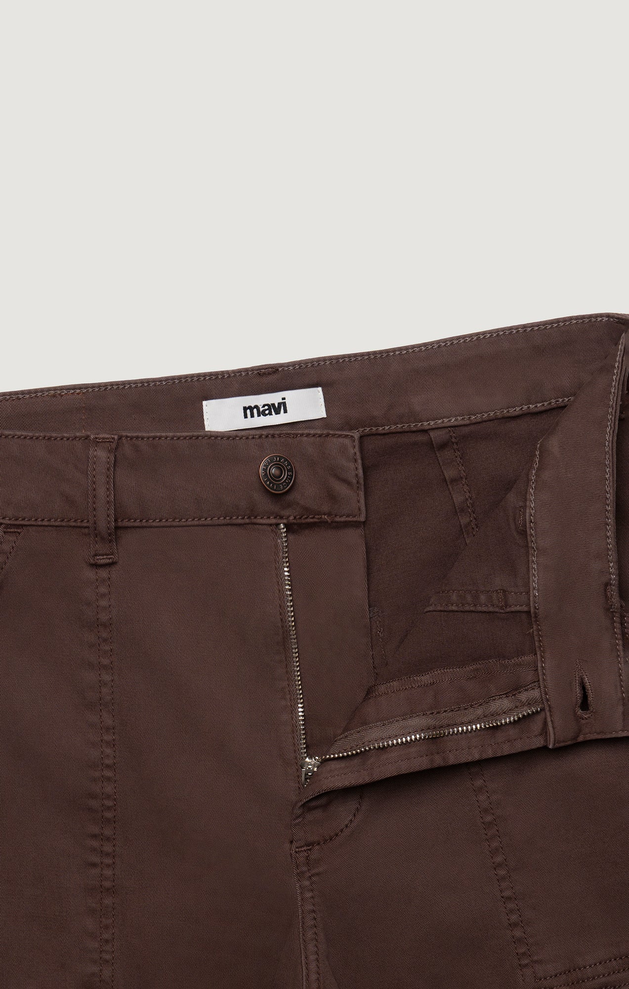 VINNIE BARREL CARGO IN BROWN CASUAL TWILL - Image 8